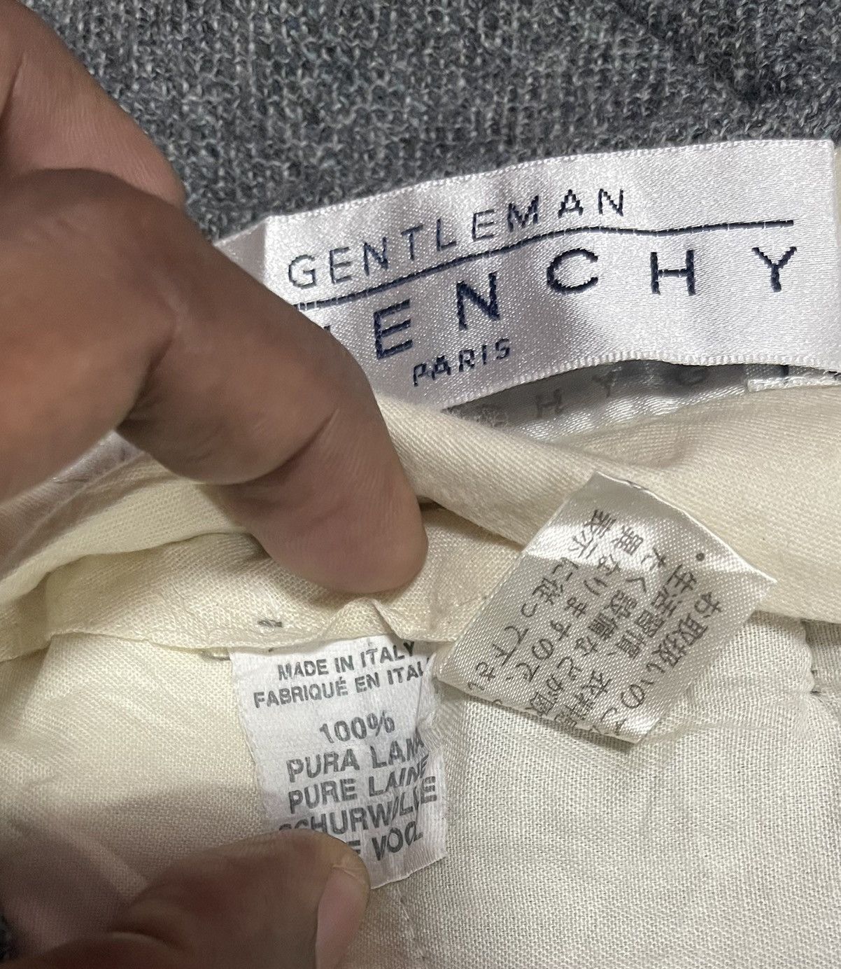 Givenchy GIVENCHY GENTLEMAN PANTS WOOL ITALY Size US 36 / EU 52 - 4 Thumbnail