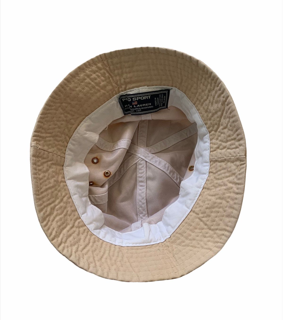 Polo Ralph Lauren × RRL Ralph Lauren × Vintage 🔥 Polo Ralph Lauren Polo Sport Tactical Outdoor Bucket Hat Size ONE SIZE - 5 Thumbnail