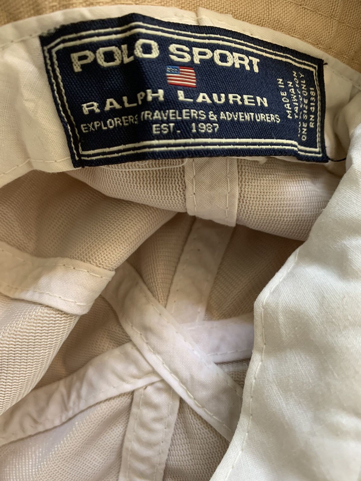 Polo Ralph Lauren × RRL Ralph Lauren × Vintage 🔥 Polo Ralph Lauren Polo Sport Tactical Outdoor Bucket Hat Size ONE SIZE - 6 Thumbnail
