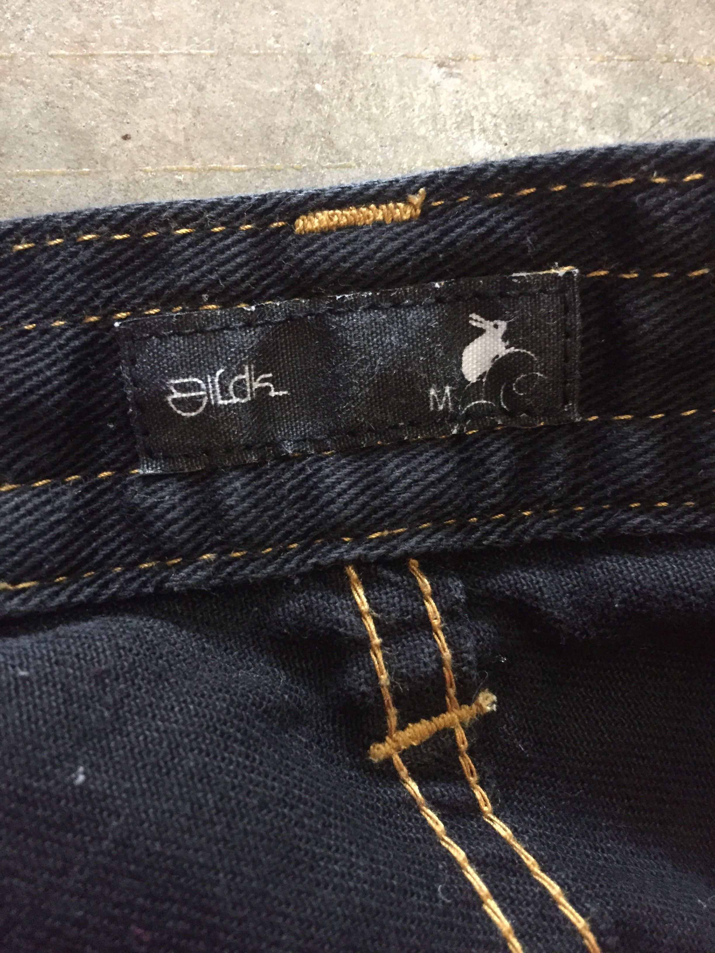 20471120 81LDK poem chain stitch cross pants Size US 32 / EU 48 - 9 Thumbnail