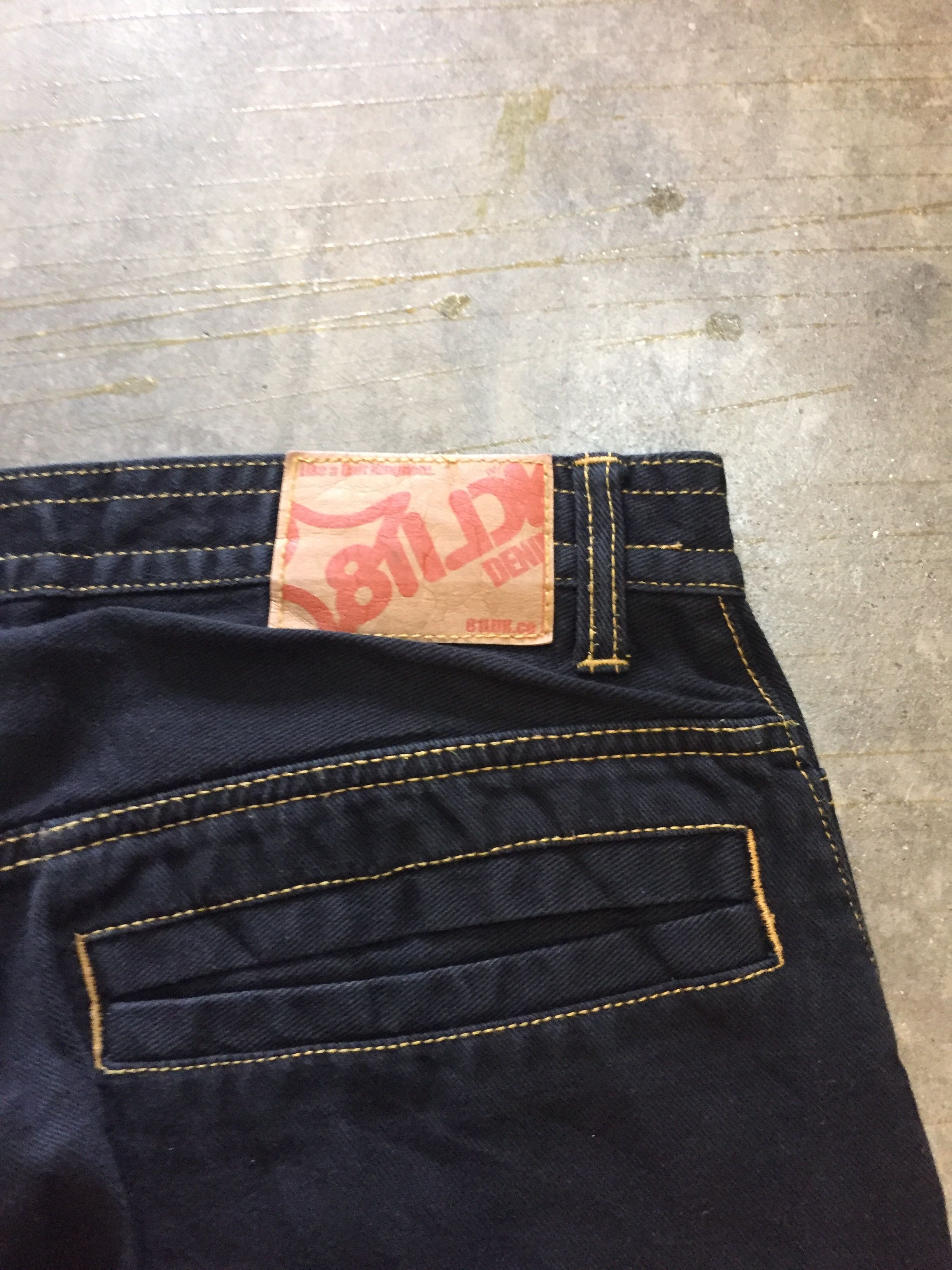 20471120 81LDK poem chain stitch cross pants Size US 32 / EU 48 - 8 Thumbnail