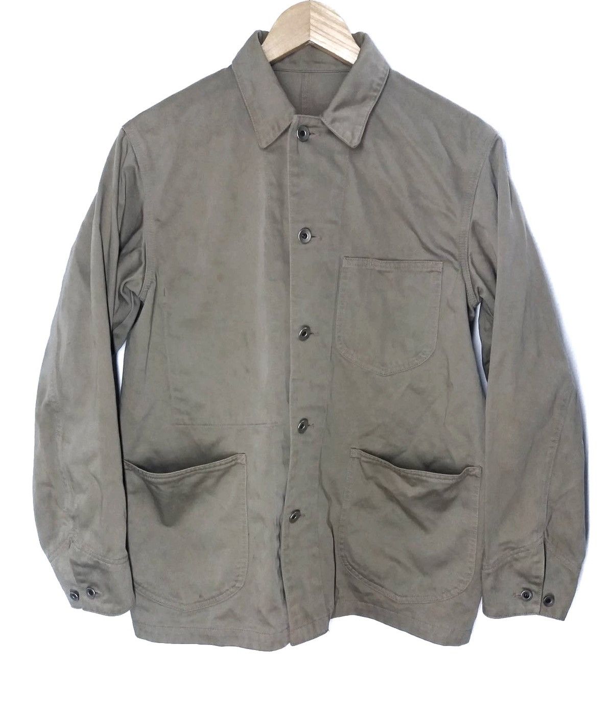 SHIPS 🇯🇵 Vintage Ships Workwear Cotton Chore Jacket Size US M / EU 48-50 / 2 - 1 Thumbnail