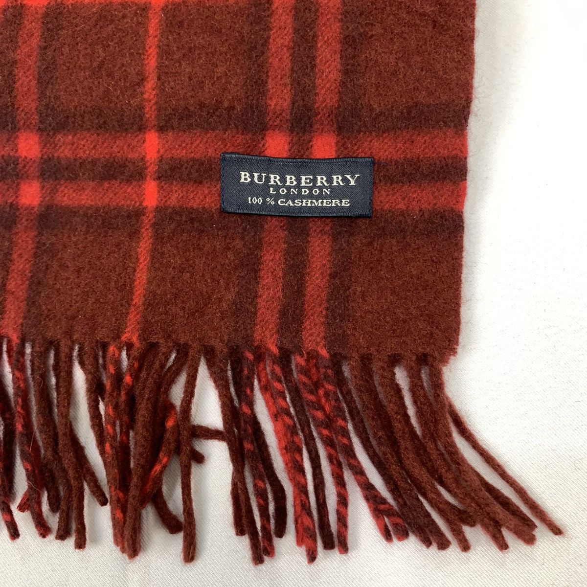 Burberry BURBERRY LONDON NovaCheck Plaid Cashmere Wool Muffler Scarf Size ONE SIZE - 6 Thumbnail
