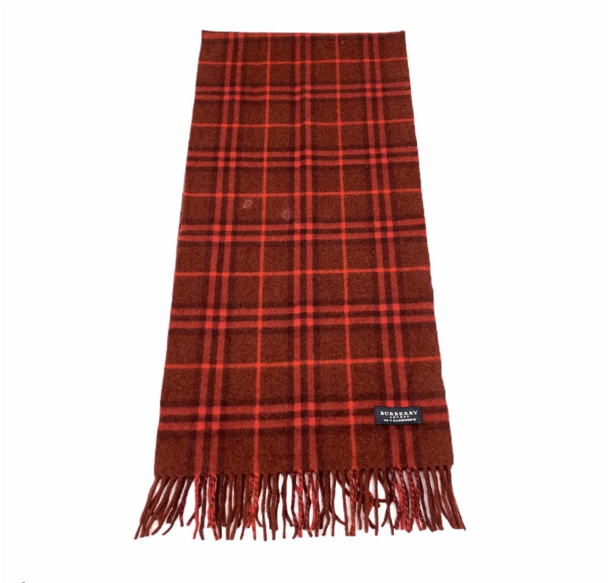 Burberry BURBERRY LONDON NovaCheck Plaid Cashmere Wool Muffler Scarf Size ONE SIZE - 3 Thumbnail
