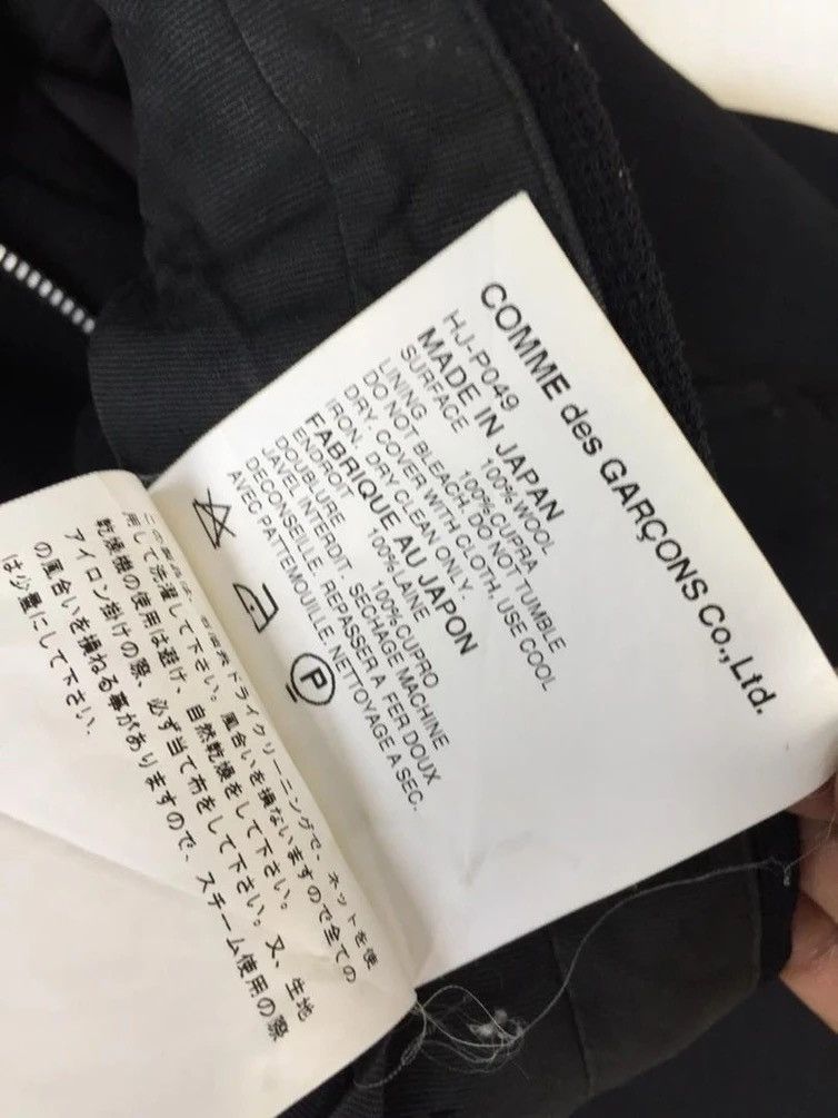 Comme des Garcons Homme Plus 💥FinalDrop⏰Vintage Comme Des Homme Plus Black Pant Size US 30 / EU 46 - 11 Thumbnail