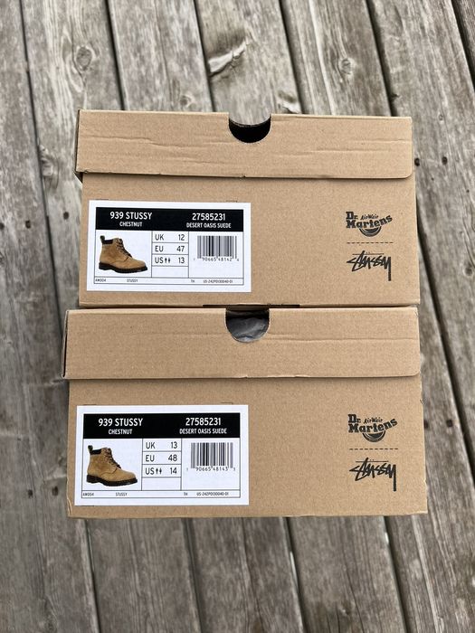 Stussy Stussy Dr. Martens 939 Suede Boots Chestnut | Grailed