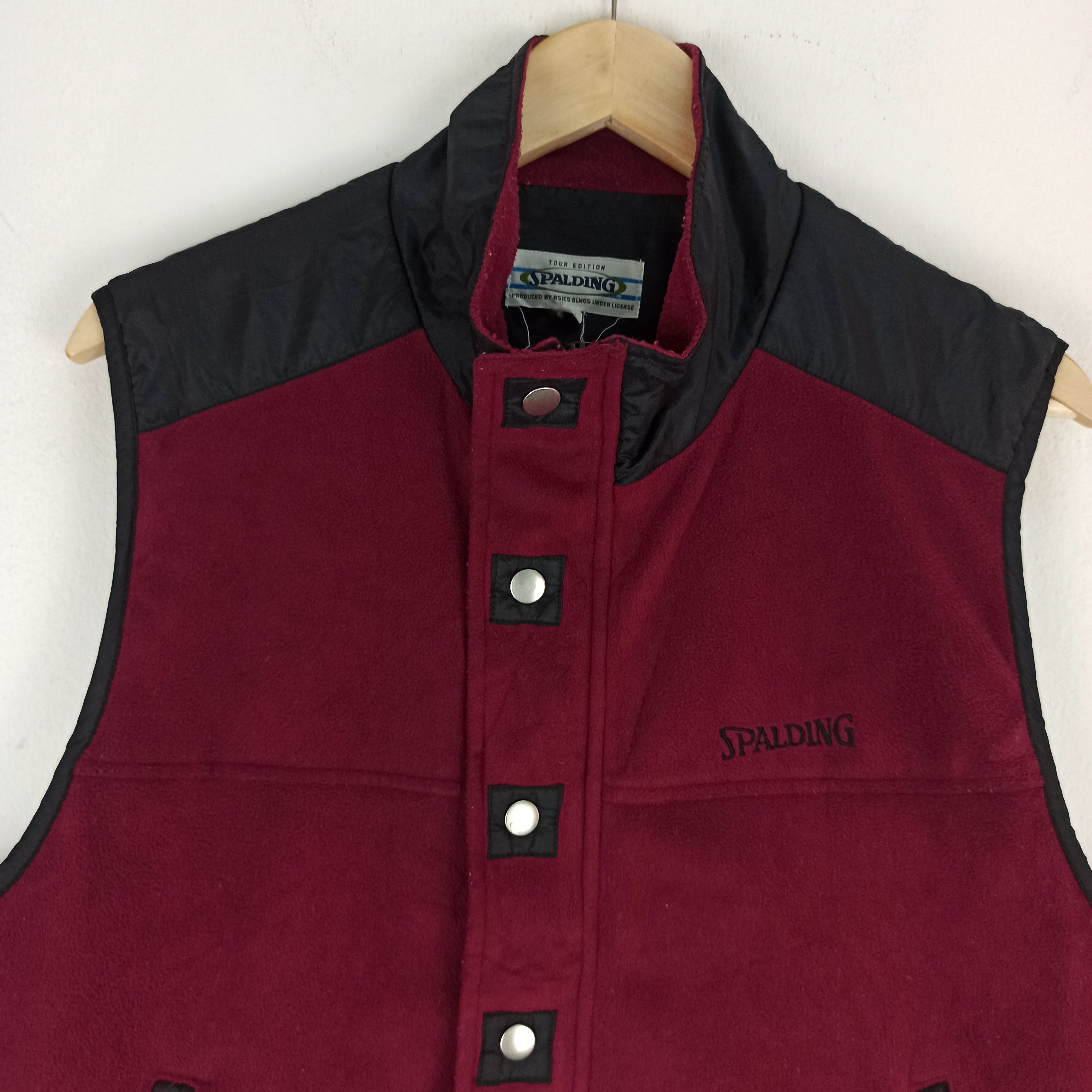 Spalding Vintage Spalding Vest Jacket Fleece Size US L / EU 52-54 / 3 - 2 Thumbnail
