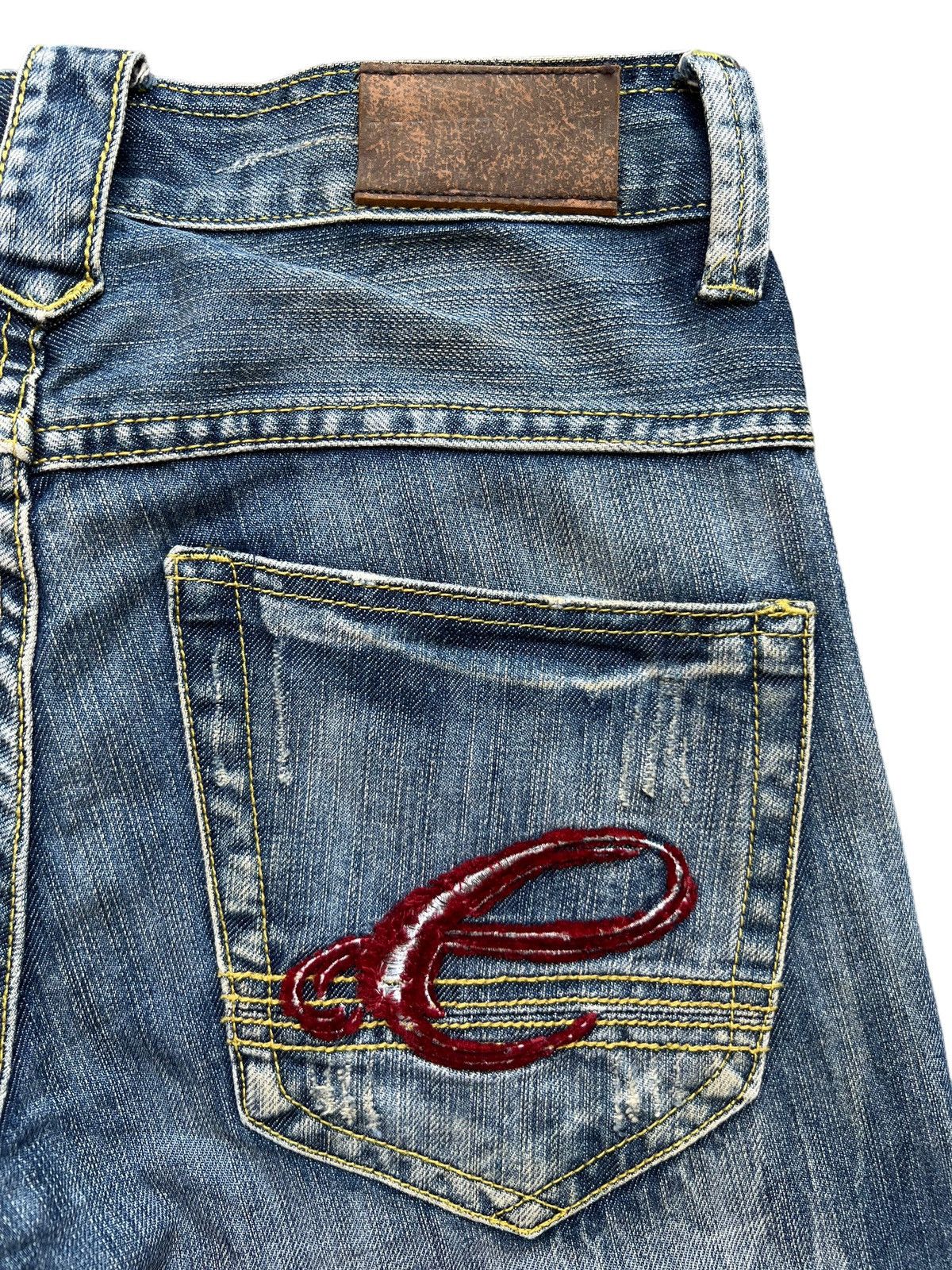 Japanese Brand Clone Japanese Faded Distressed Rusted Denim Jeans 30x33 Size US 30 / EU 46 - 8 Thumbnail