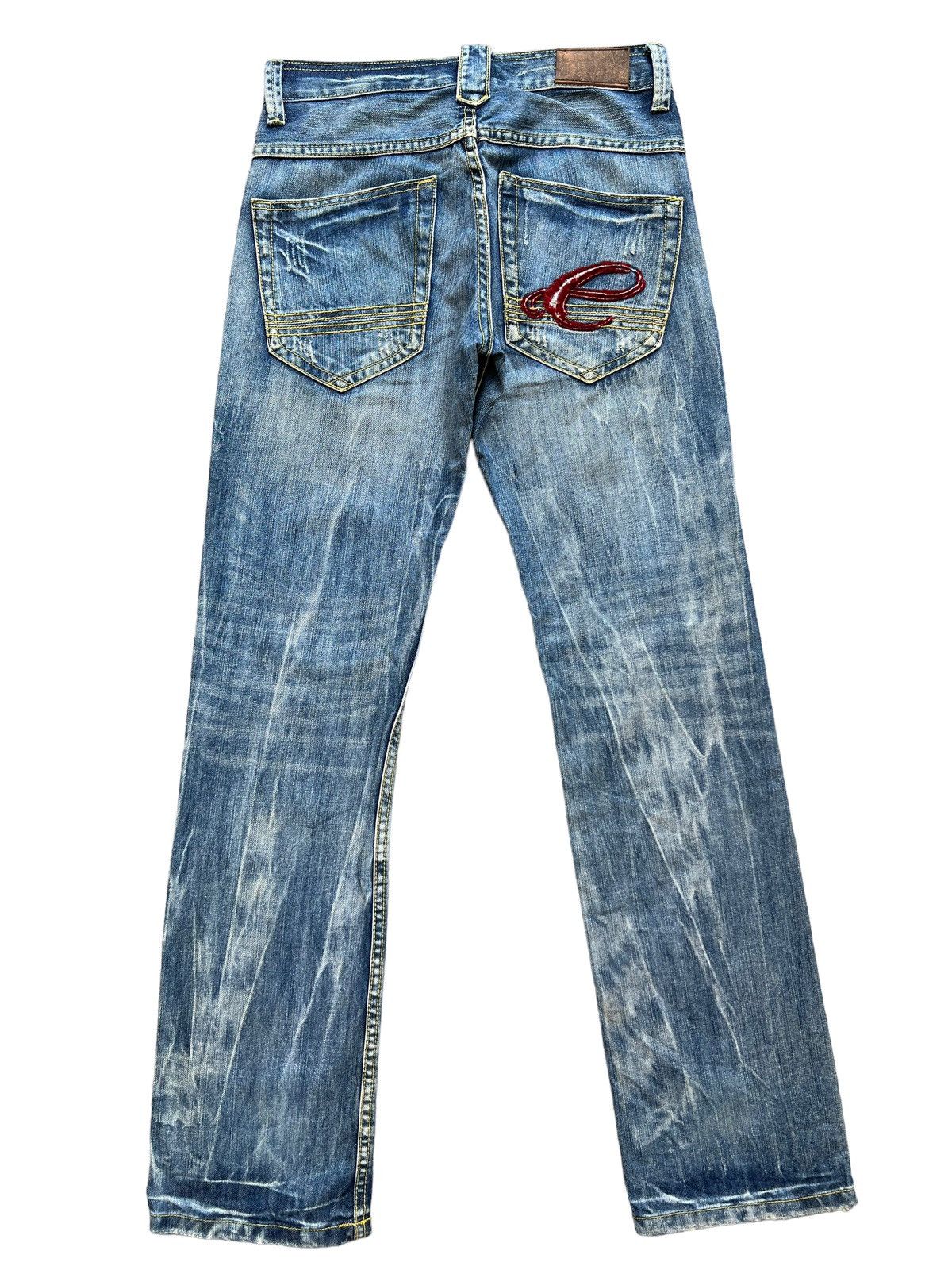 Japanese Brand Clone Japanese Faded Distressed Rusted Denim Jeans 30x33 Size US 30 / EU 46 - 3 Thumbnail