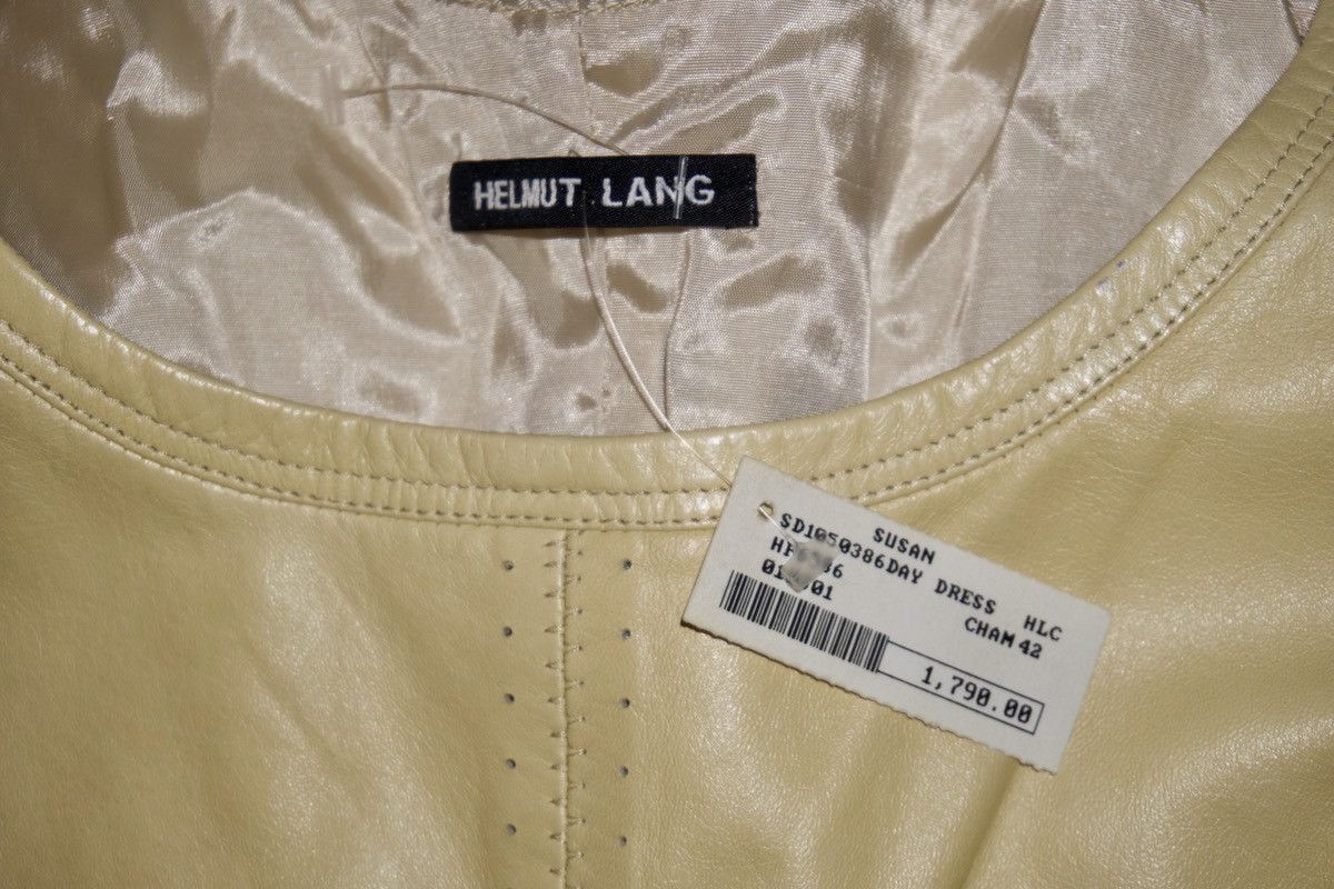 Helmut Lang Helmut Lang SS 2001 leather tank dress Size S / US 4 / IT 40 - 5 Thumbnail