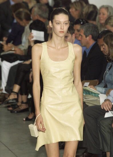 Helmut Lang Helmut Lang SS 2001 leather tank dress Size S / US 4 / IT 40 - 7 Thumbnail