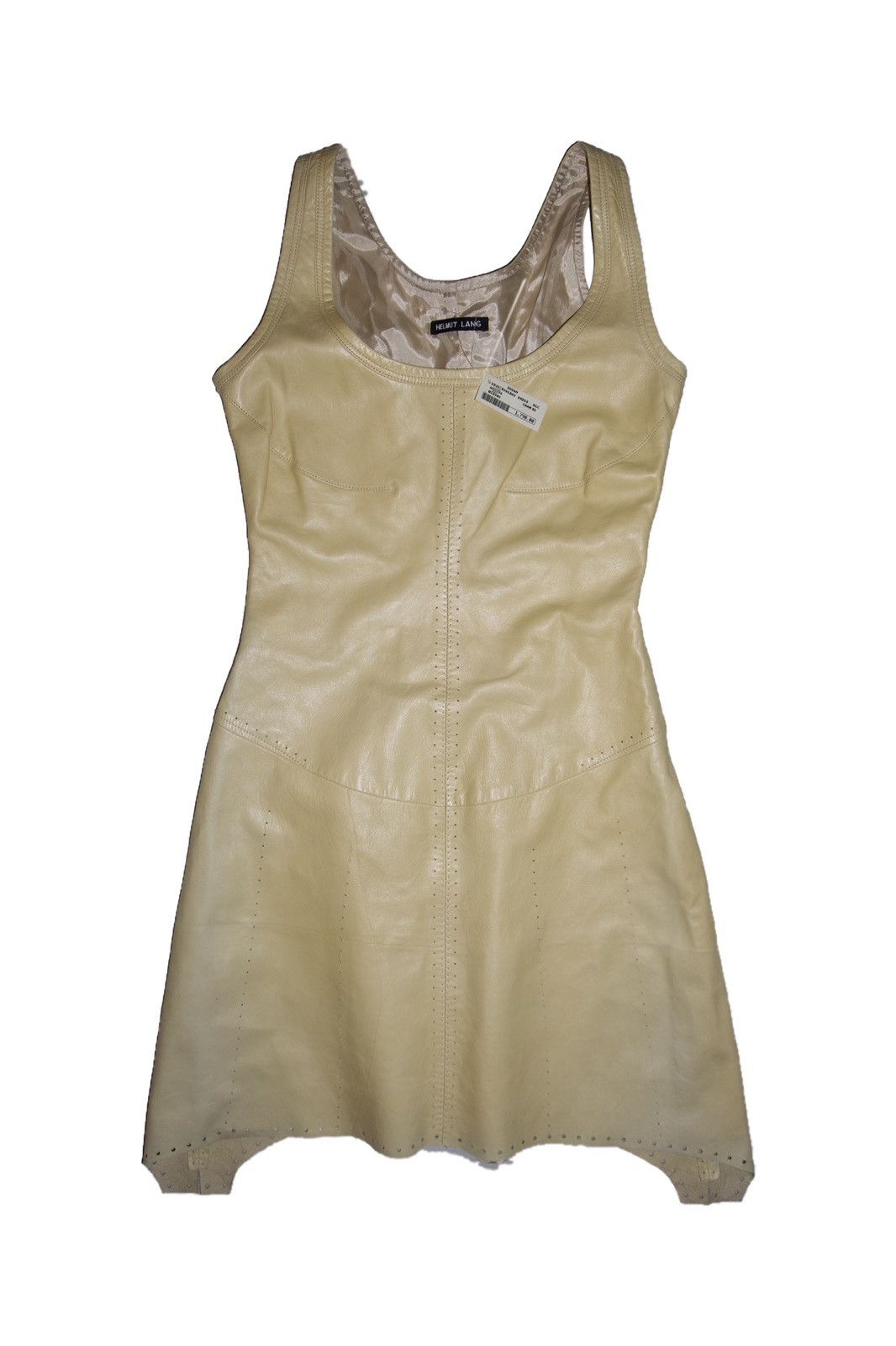 Helmut Lang Helmut Lang SS 2001 leather tank dress Size S / US 4 / IT 40 - 3 Thumbnail