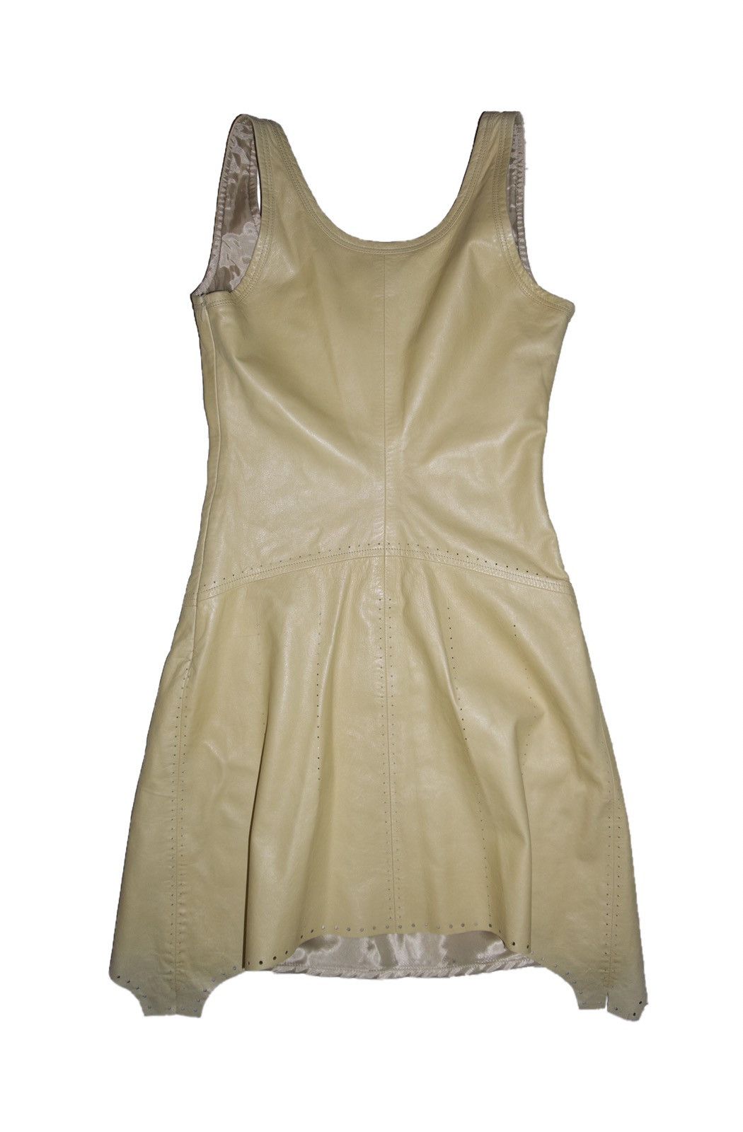 Helmut Lang Helmut Lang SS 2001 leather tank dress Size S / US 4 / IT 40 - 4 Thumbnail