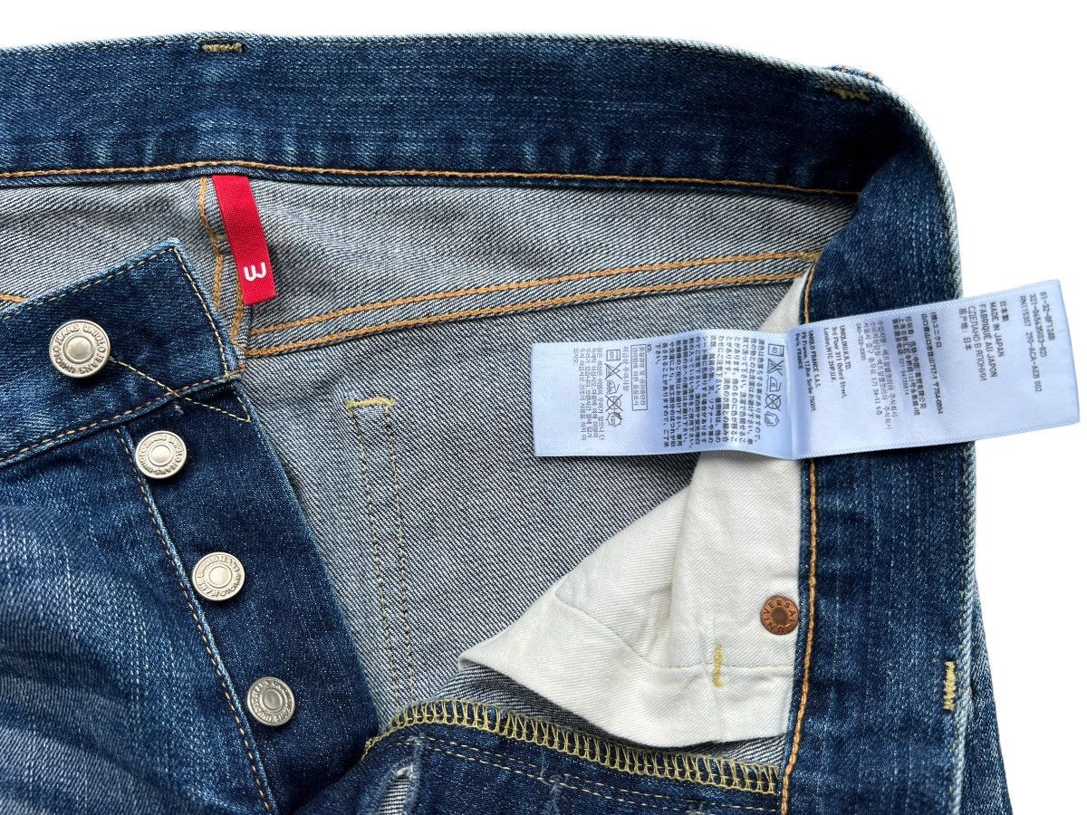 Uniqlo Uniqlo UJ Japan Distressed Ripped Faded Denim Jeans 31x31 Size US 31 - 11 Thumbnail