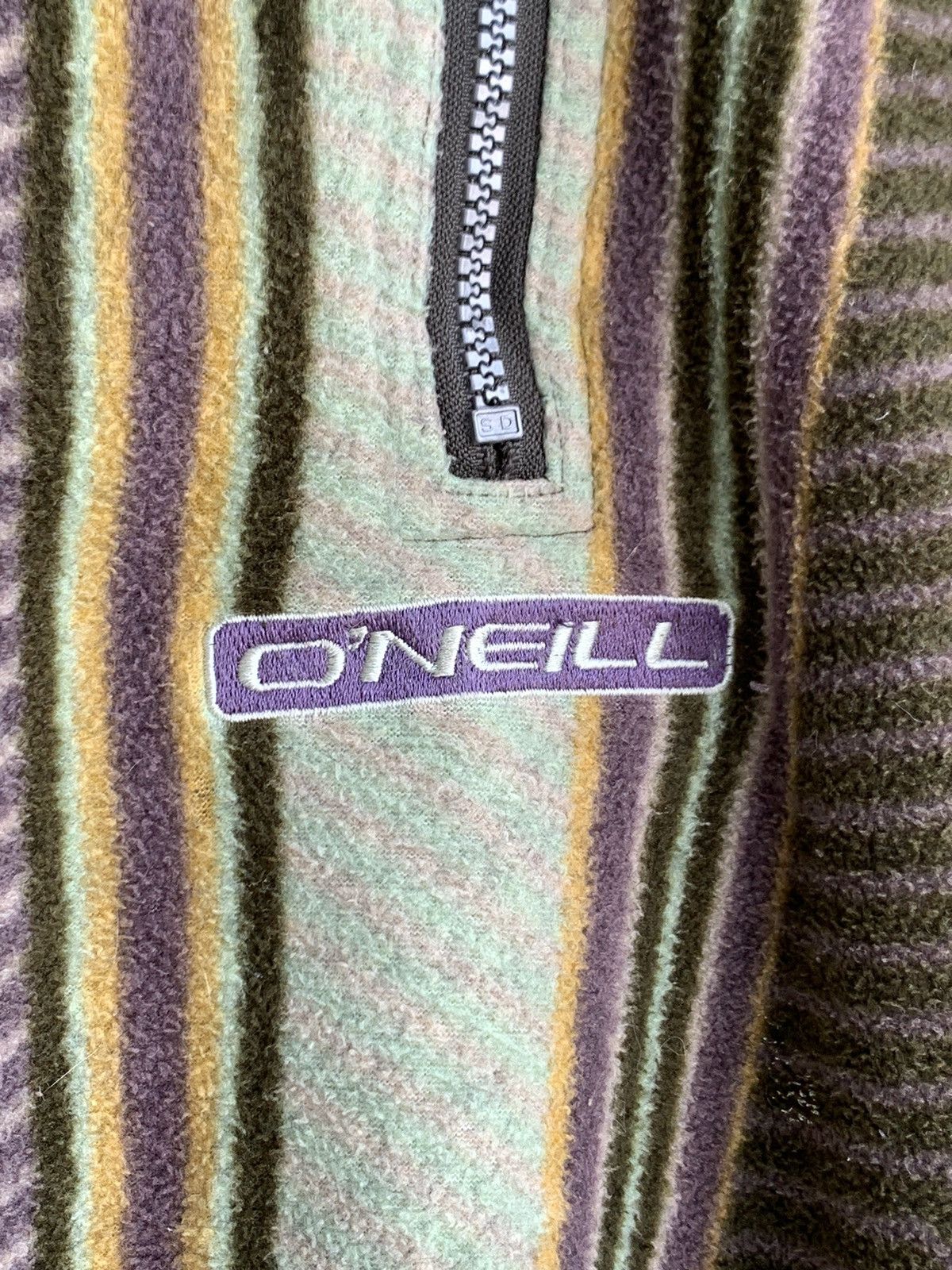 O'Neill 🔥Vintage 90s O'neill California Half Zipper Fleece Jacket Size US XL / EU 56 / 4 - 4 Thumbnail