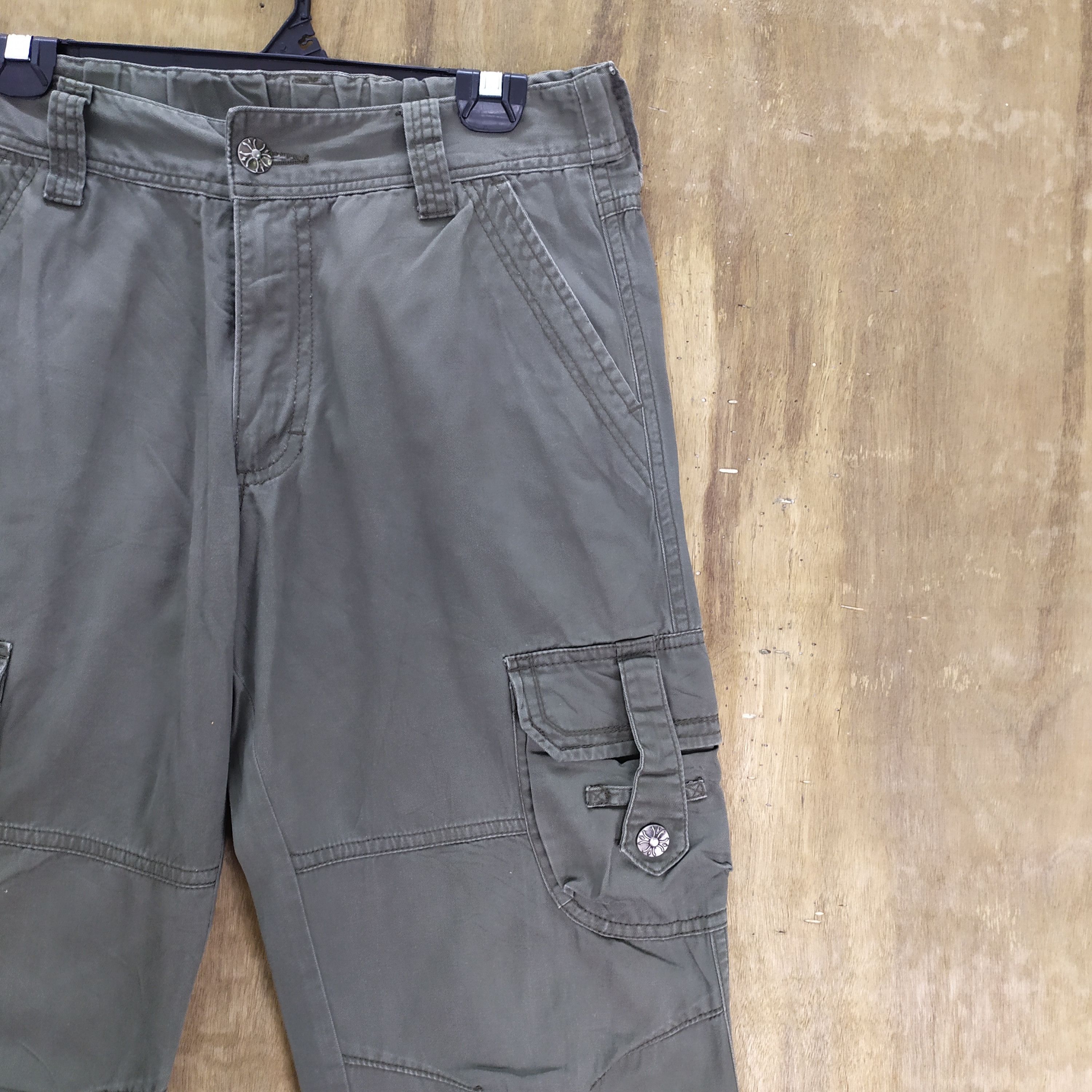 Japanese Brand VINTAGE JAPANESE BRAND FADED CARGO PANTS Size US 32 / EU 48 - 3 Thumbnail