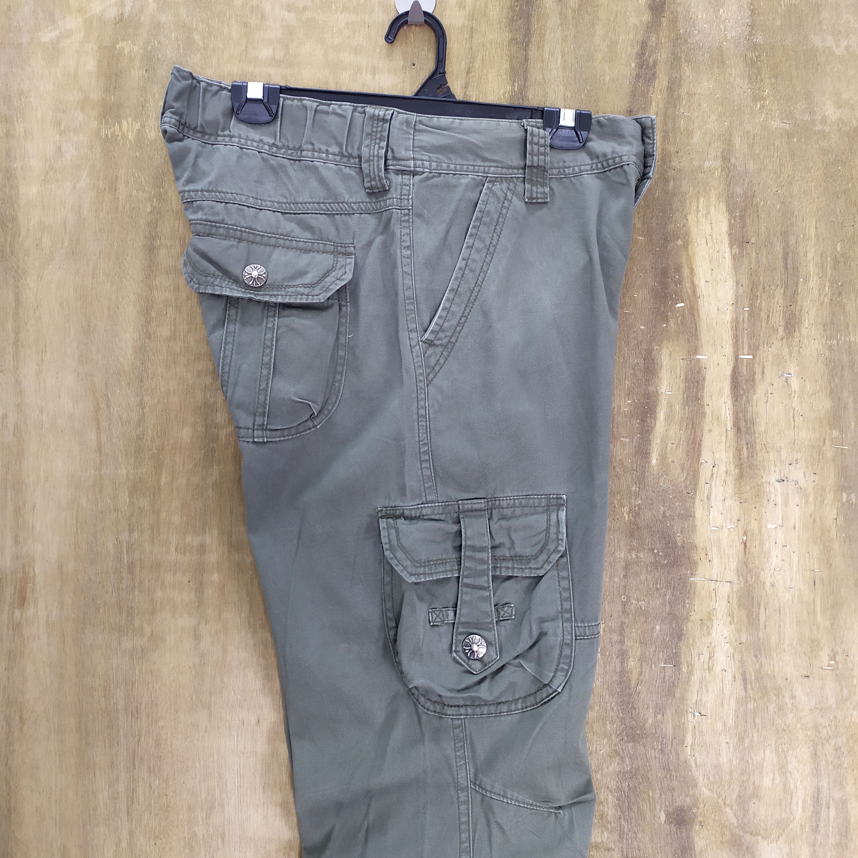 Japanese Brand VINTAGE JAPANESE BRAND FADED CARGO PANTS Size US 32 / EU 48 - 13 Thumbnail