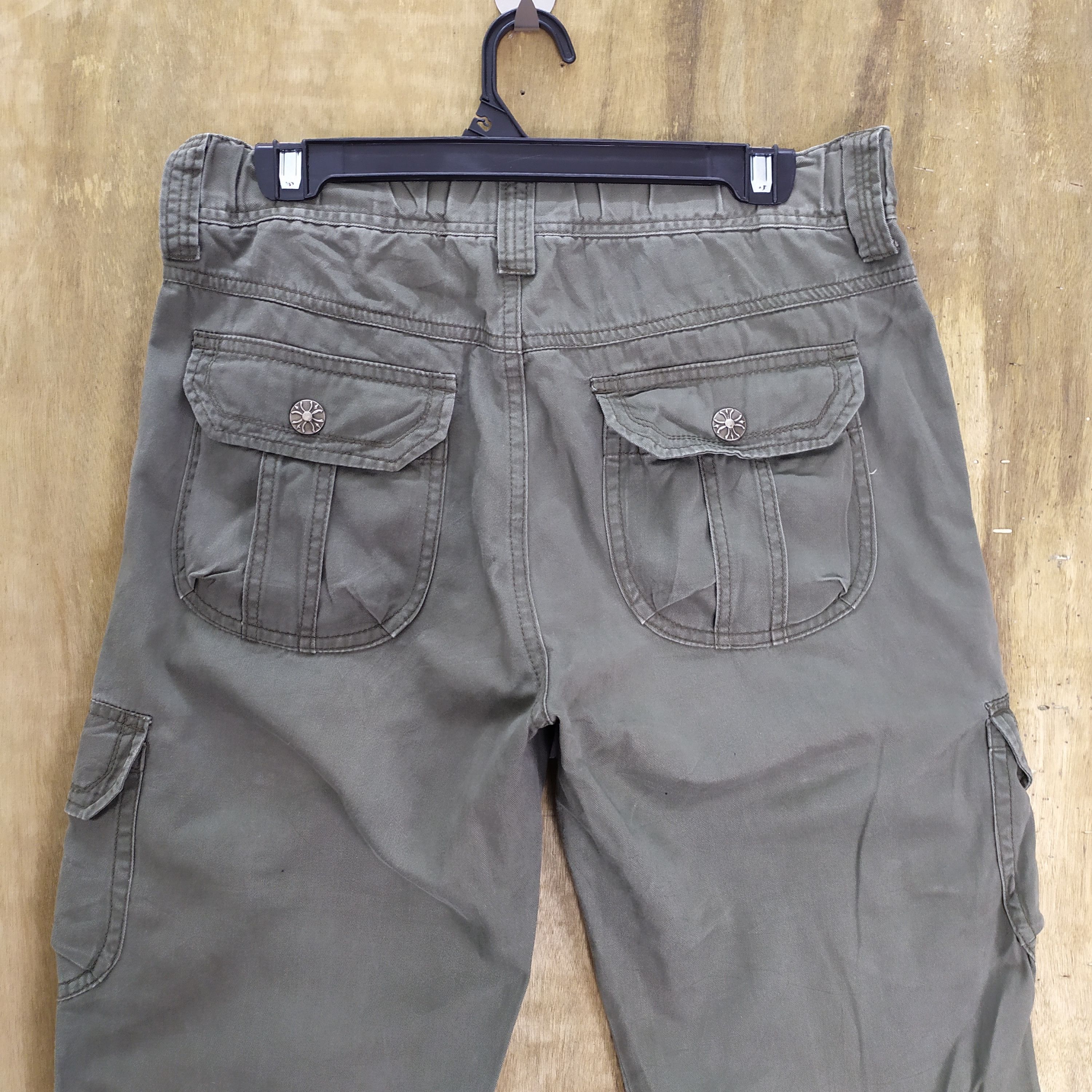 Japanese Brand VINTAGE JAPANESE BRAND FADED CARGO PANTS Size US 32 / EU 48 - 18 Thumbnail