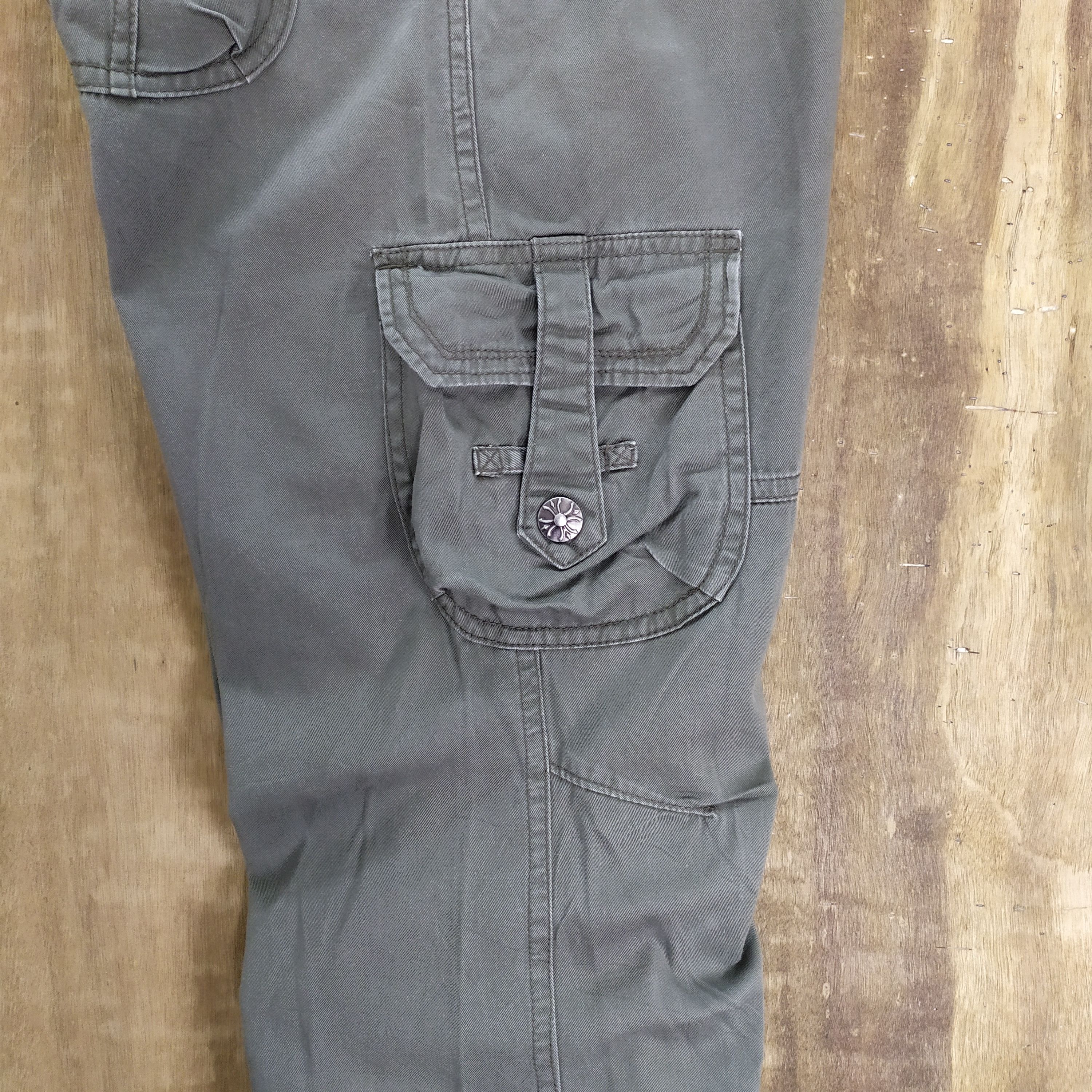 Japanese Brand VINTAGE JAPANESE BRAND FADED CARGO PANTS Size US 32 / EU 48 - 11 Thumbnail