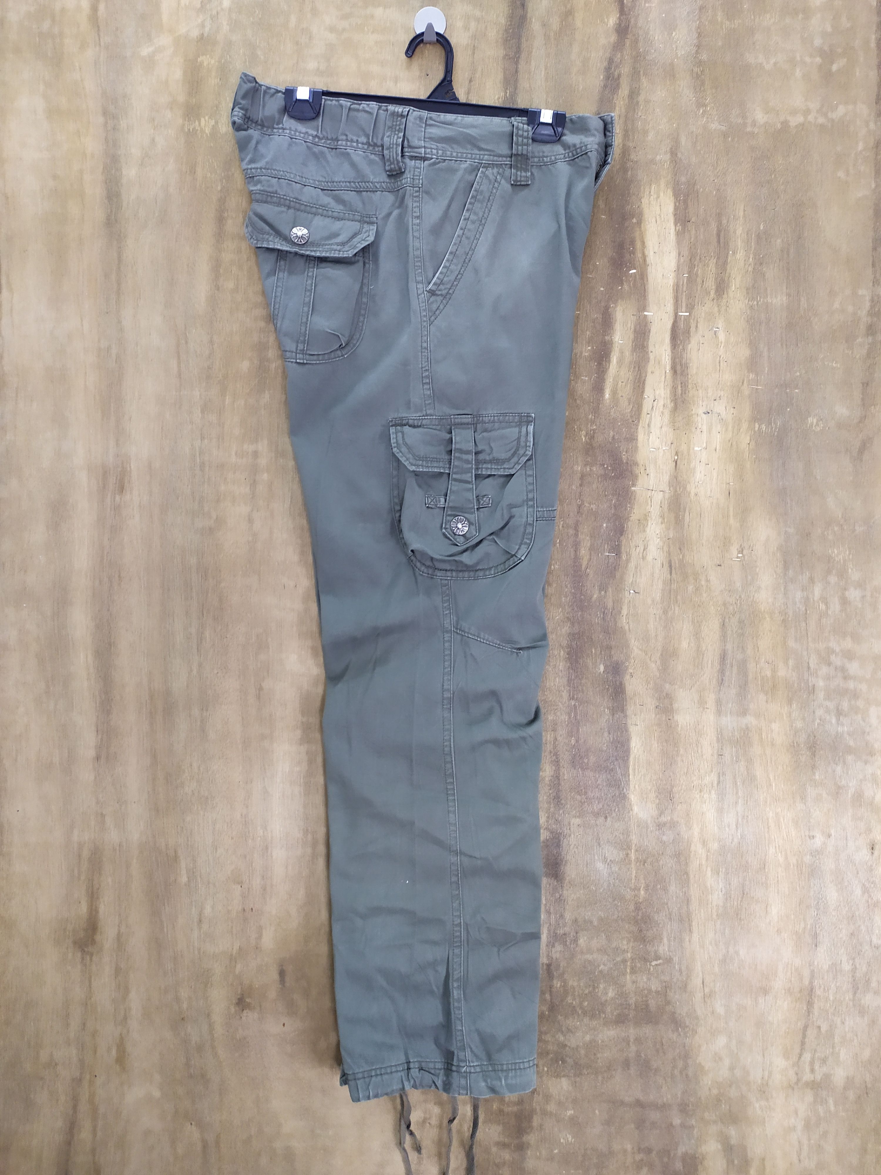 Japanese Brand VINTAGE JAPANESE BRAND FADED CARGO PANTS Size US 32 / EU 48 - 14 Thumbnail
