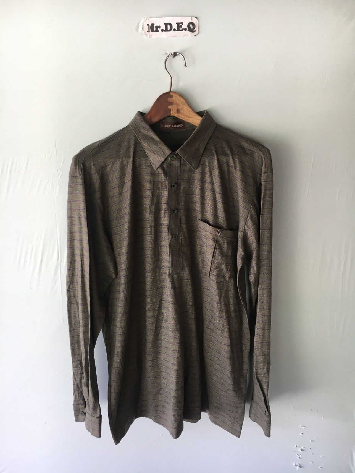 Pierre Balmain PIERRE BALMAIN POLOS LONG SLEEVE Size US L / EU 52-54 / 3 - 1 Thumbnail
