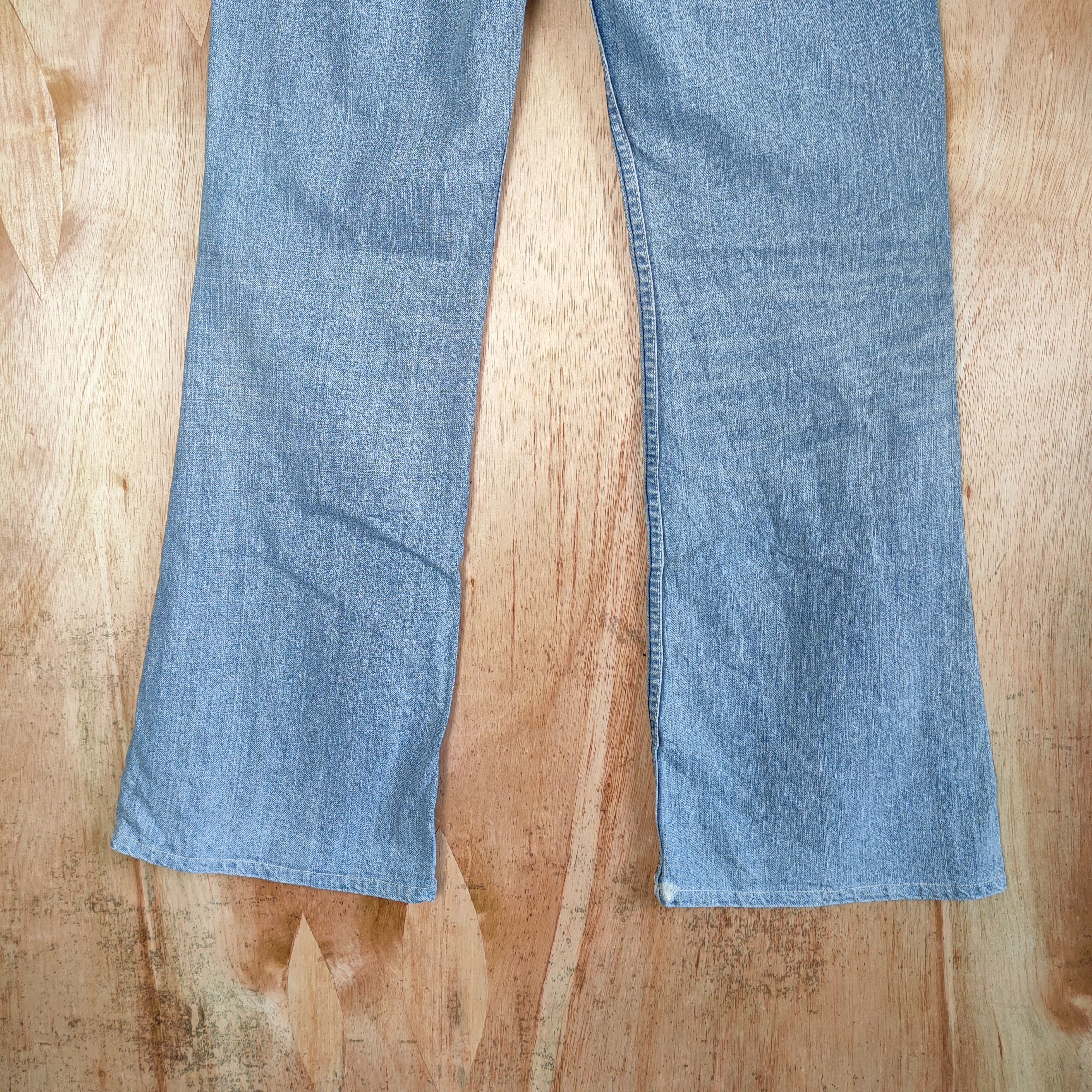 Levi's Vintage Clothing LEVI'S FLARE FADED DISTRESSED DENIM FLARE JEANS Size US 29 - 9 Thumbnail