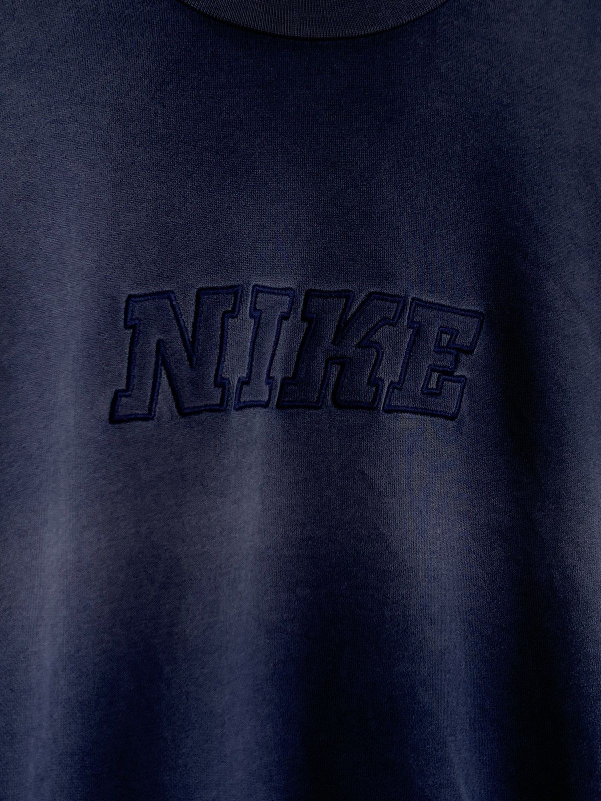 Nike Vintage 90s Nike Spell Out Sunfaded Crewneck Sweatshirt Size US M / EU 48-50 / 2 - 4 Thumbnail