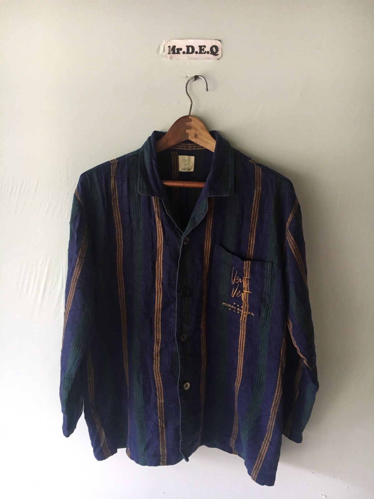 Pierre Balmain PIERRE BALMAIN GREEN SIZE M SHIRT BUTTO UP Size US M / EU 48-50 / 2 - 2 Thumbnail