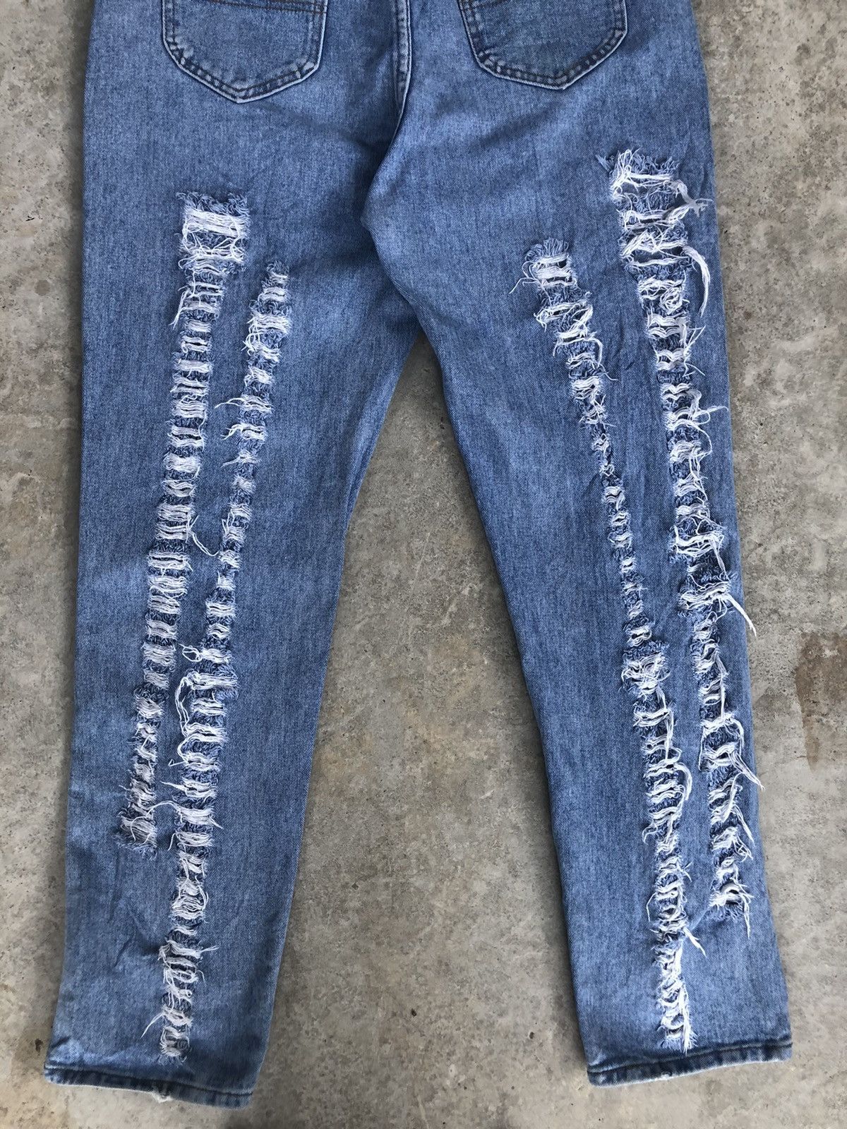 Japanese Brand Rare Riders Distressed Denim style rick owen Size US 34 / EU 50 - 2 Thumbnail