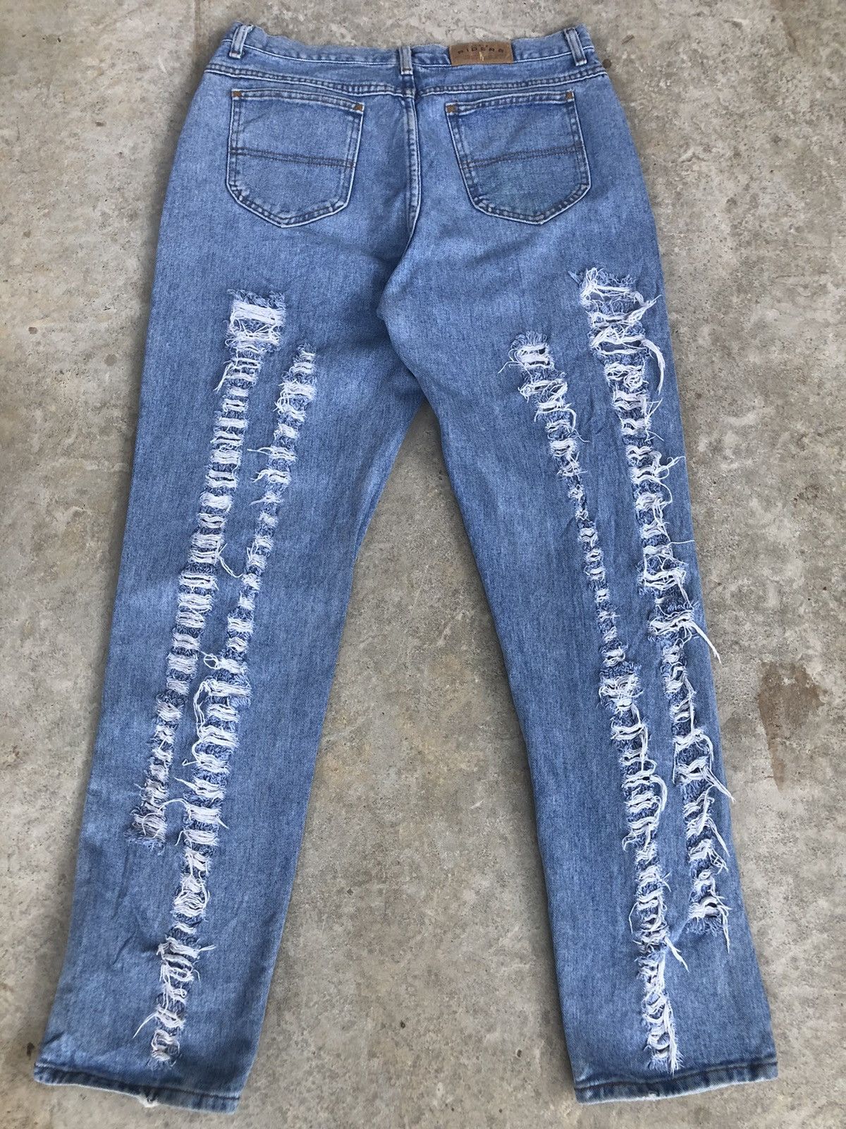 Japanese Brand Rare Riders Distressed Denim style rick owen Size US 34 / EU 50 - 12 Thumbnail