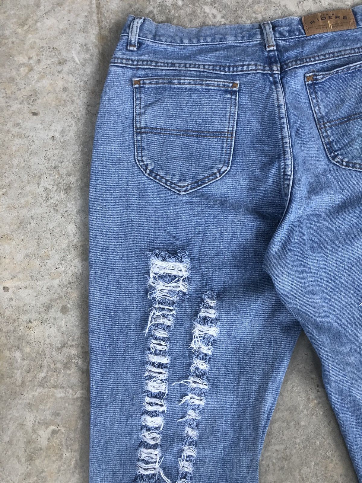Japanese Brand Rare Riders Distressed Denim style rick owen Size US 34 / EU 50 - 15 Thumbnail