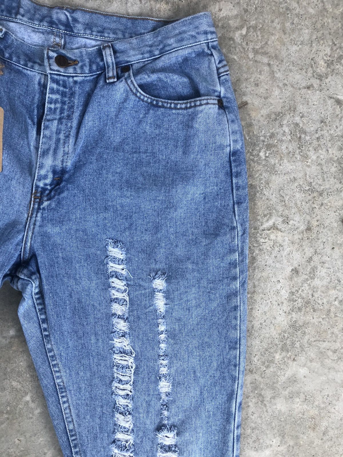 Japanese Brand Rare Riders Distressed Denim style rick owen Size US 34 / EU 50 - 6 Thumbnail