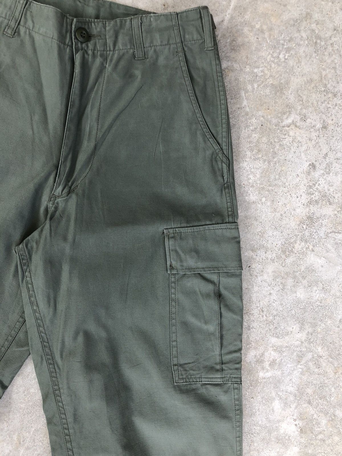 Japanese Brand Army Combat Cargo Pants Tactical Multipocket Bondage Size US 28 / EU 44 - 4 Thumbnail