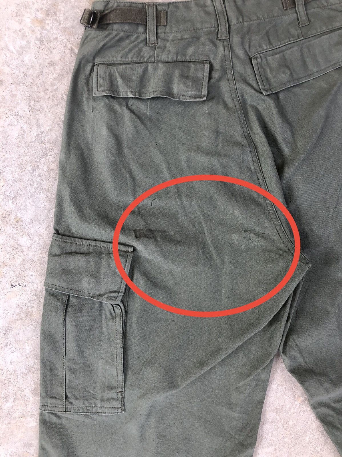 Japanese Brand Army Combat Cargo Pants Tactical Multipocket Bondage Size US 28 / EU 44 - 8 Thumbnail