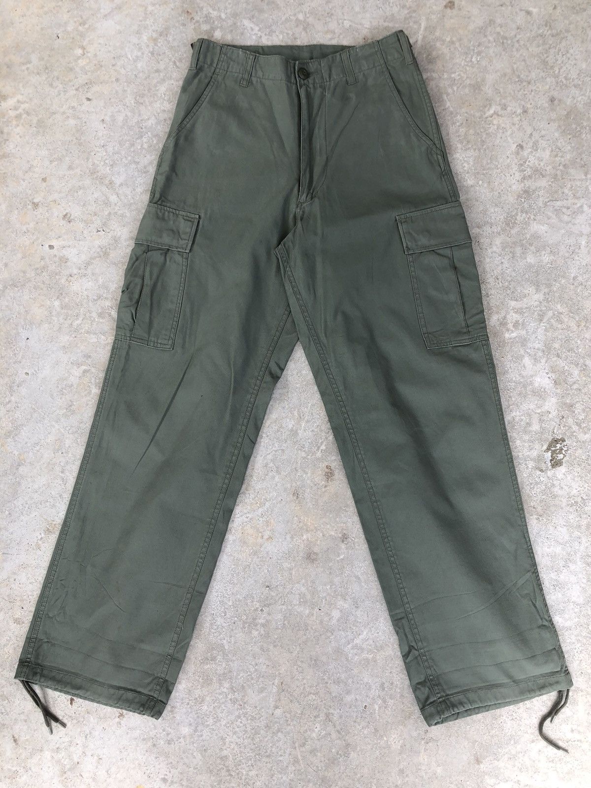 Japanese Brand Army Combat Cargo Pants Tactical Multipocket Bondage Size US 28 / EU 44 - 1 Thumbnail