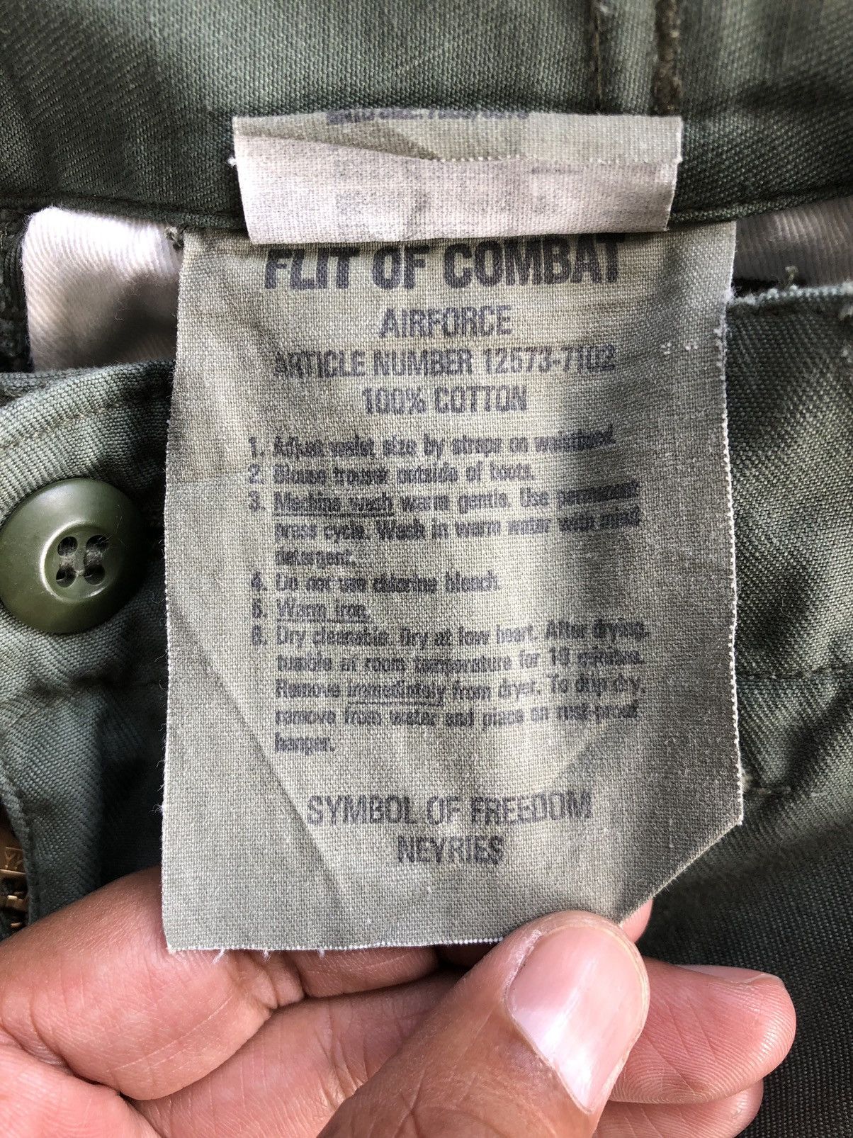 Japanese Brand Army Combat Cargo Pants Tactical Multipocket Bondage Size US 28 / EU 44 - 12 Thumbnail