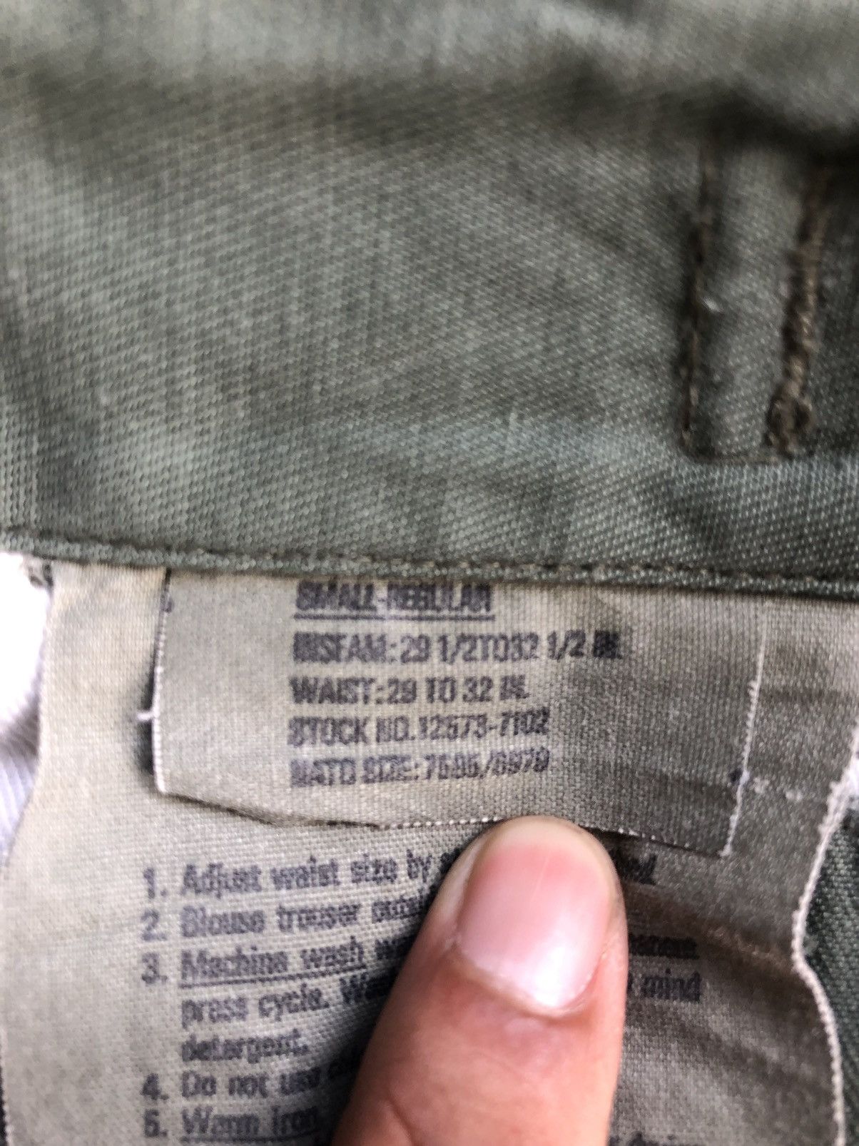 Japanese Brand Army Combat Cargo Pants Tactical Multipocket Bondage Size US 28 / EU 44 - 13 Thumbnail