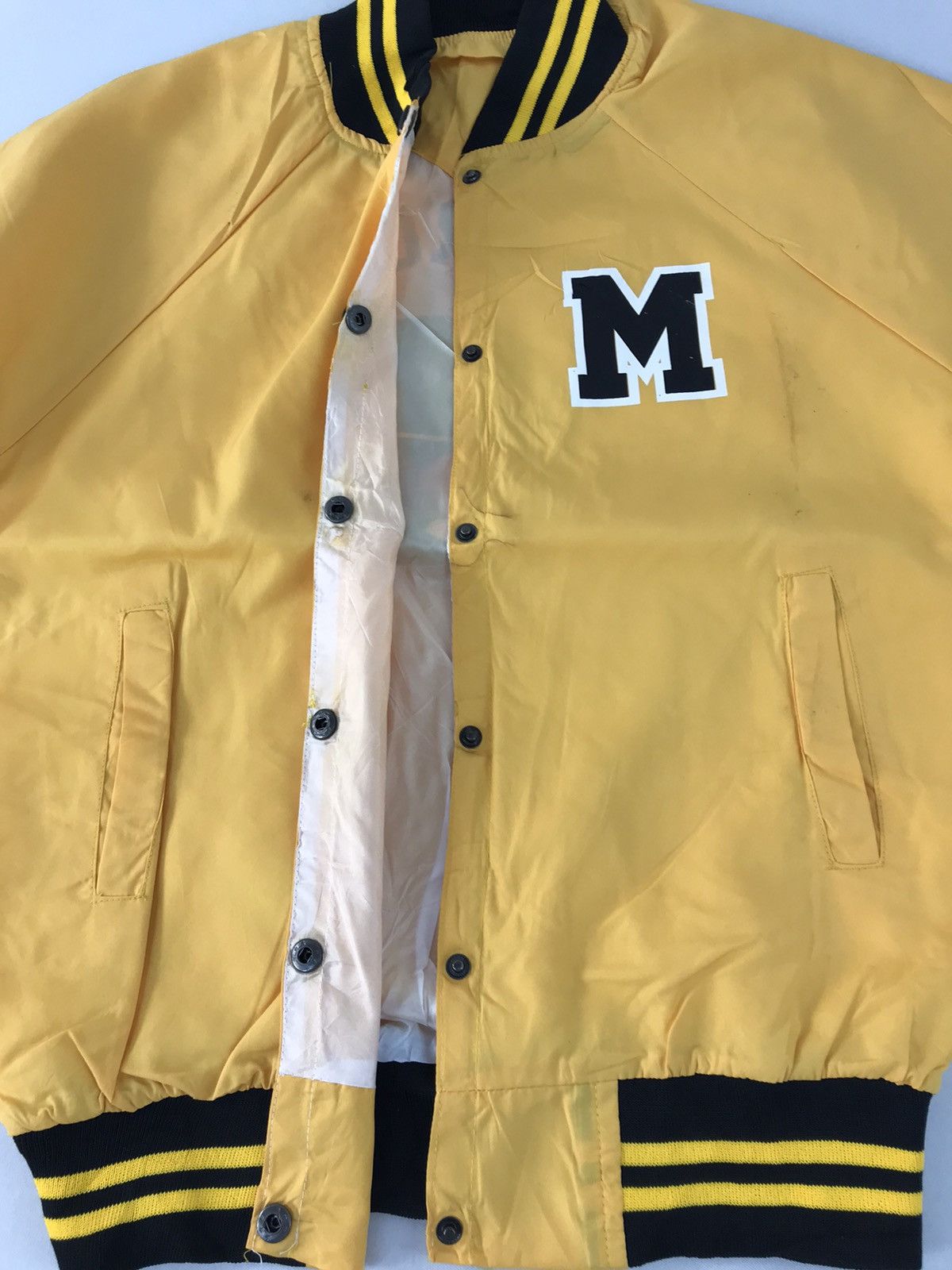 Vintage MLB Baseball Marcus Varsity Jacket Snap Button K2251j Size US M / EU 48-50 / 2 - 5 Thumbnail