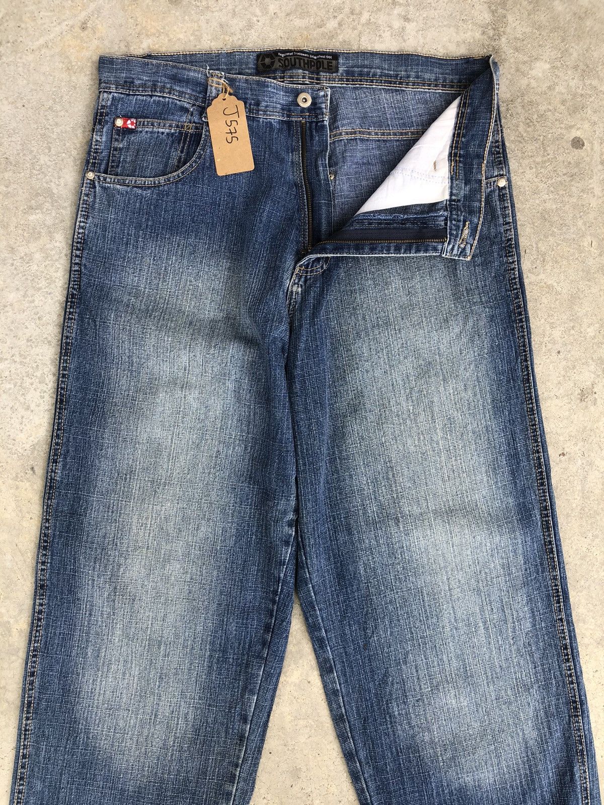 Southpole Southpole Baggy Jeans Hip Hop Distressed Jeans Size US 36 / EU 52 - 3 Thumbnail