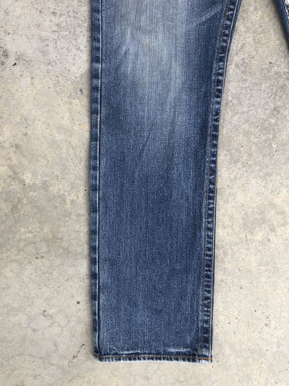 Karakuri Tamashii Japanese Ruden Distressed Jeans Art Denim Size US 37 - 8 Thumbnail