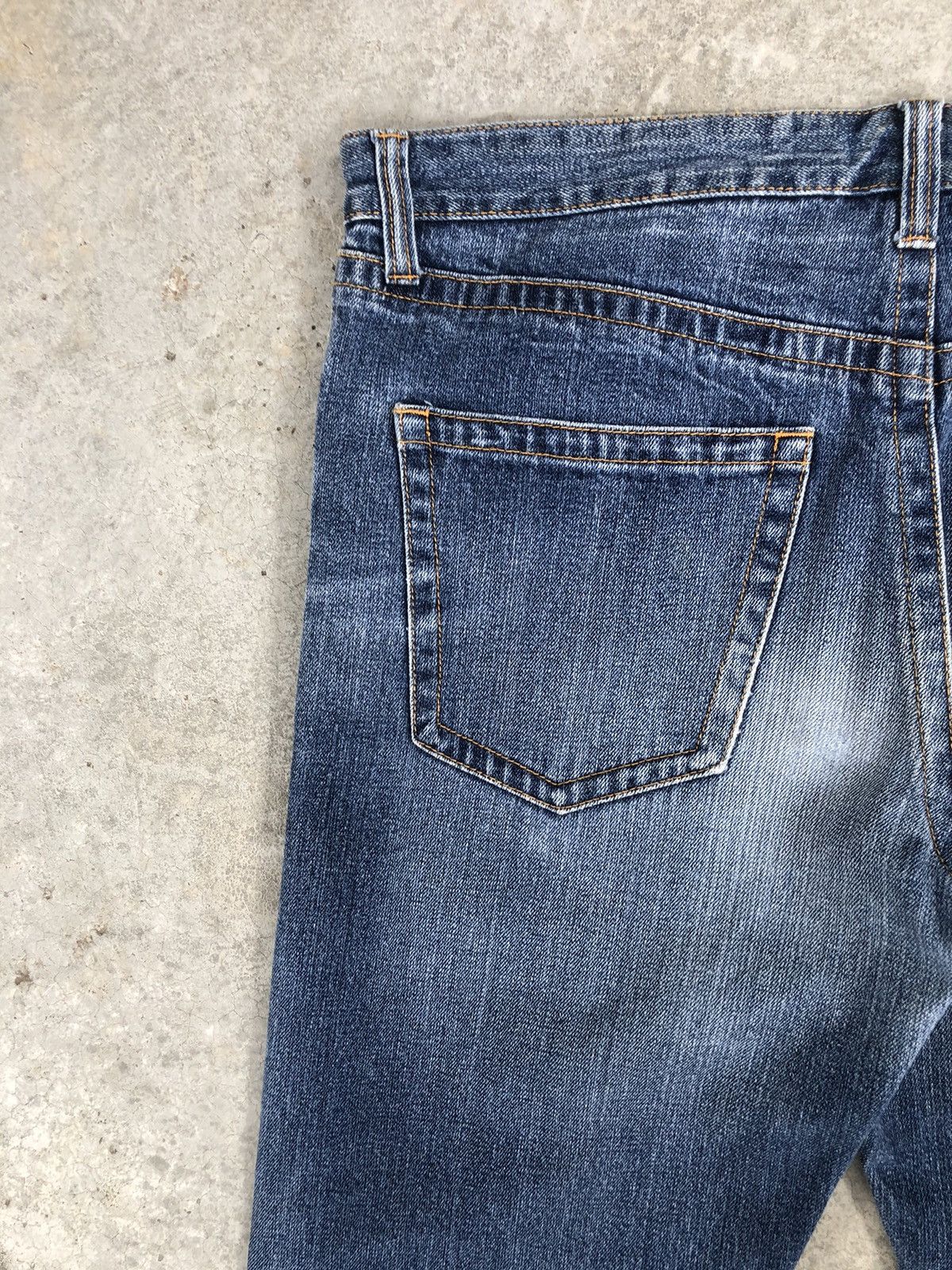 Karakuri Tamashii Japanese Ruden Distressed Jeans Art Denim Size US 37 - 11 Thumbnail