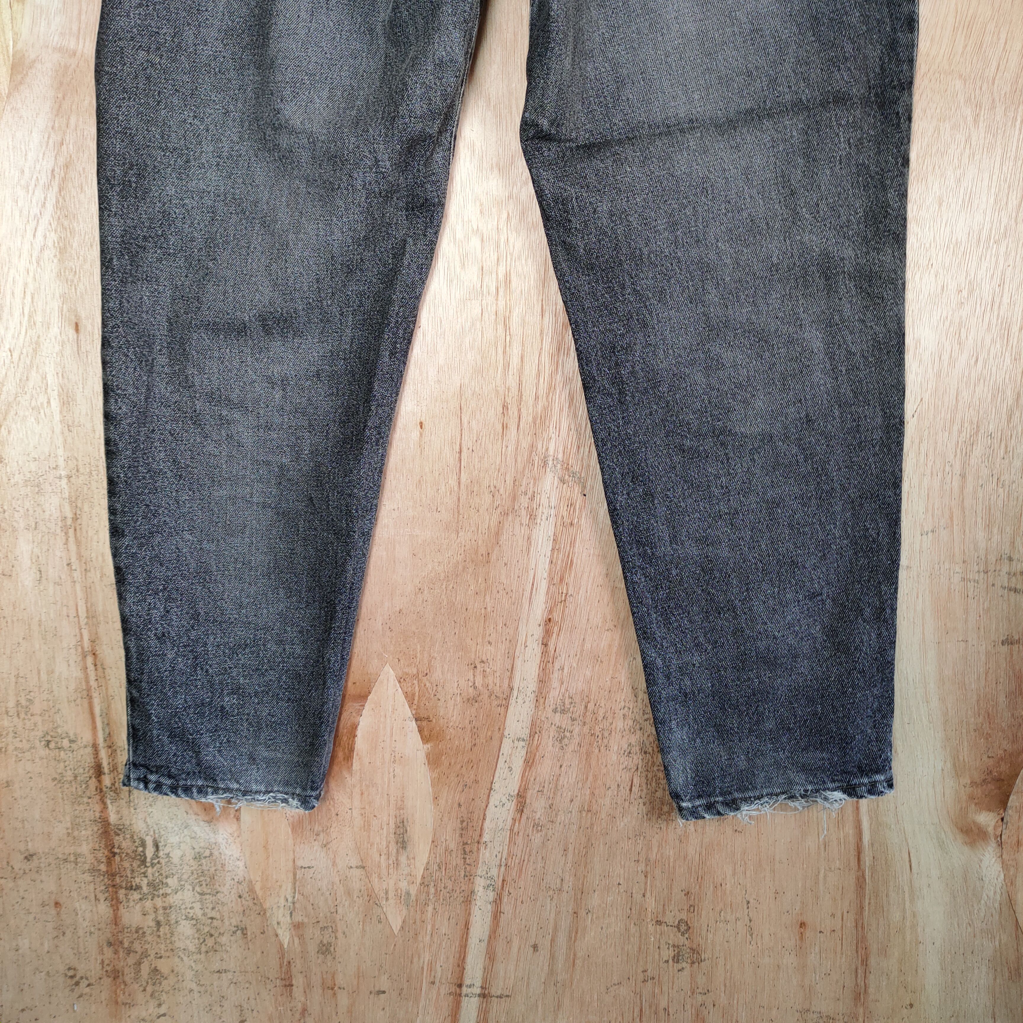 Japanese Brand VINTAGE JAPANESE BLACK DISTRESSED KNEE JEANS Size US 32 / EU 48 - 9 Thumbnail