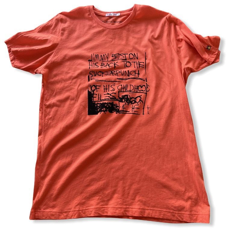 Jean-Michel Basquiat VINTAGE JEAN MICHEL BASQUIAT TEE SHIRT BIG LOGO XL FIT TO M Size US XL / EU 56 / 4 - 1 Thumbnail