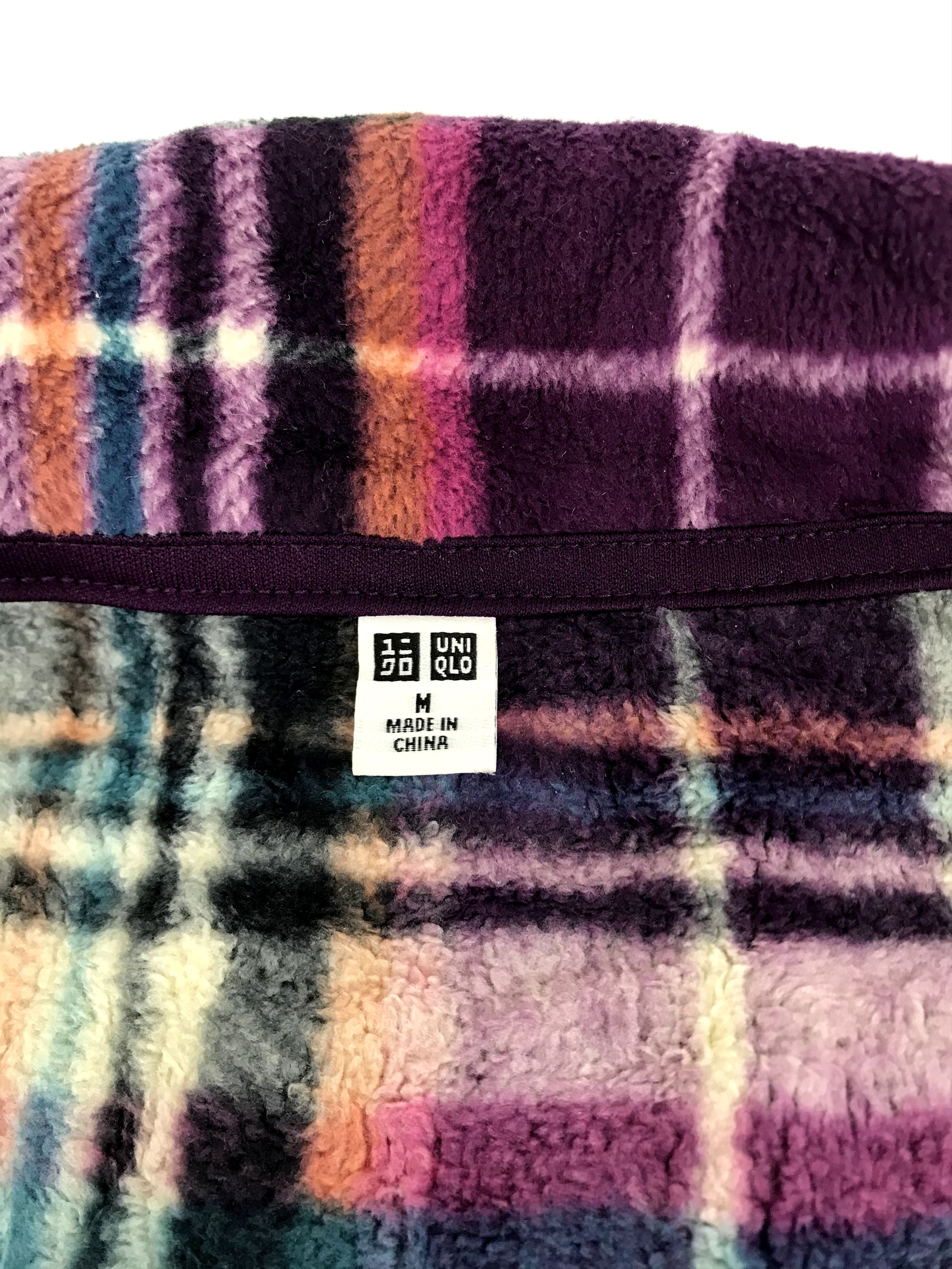 Japanese Brand Vintage Style Fleece Plaid Check Jacket Japanese Brand Size S / US 4 / IT 40 - 6 Thumbnail