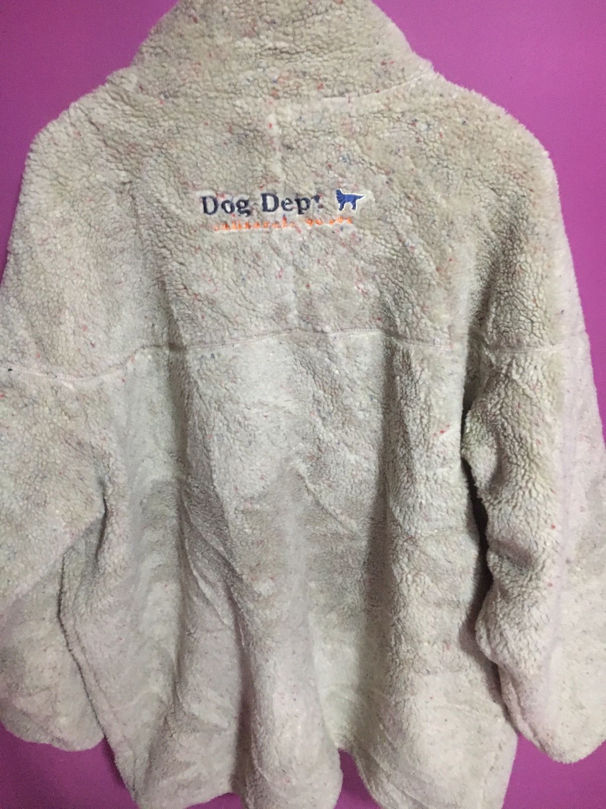 Japanese Brand DOG DEPT CREAM SIZE XL FLEECE JACKET JAPAN Size US XL / EU 56 / 4 - 2 Thumbnail