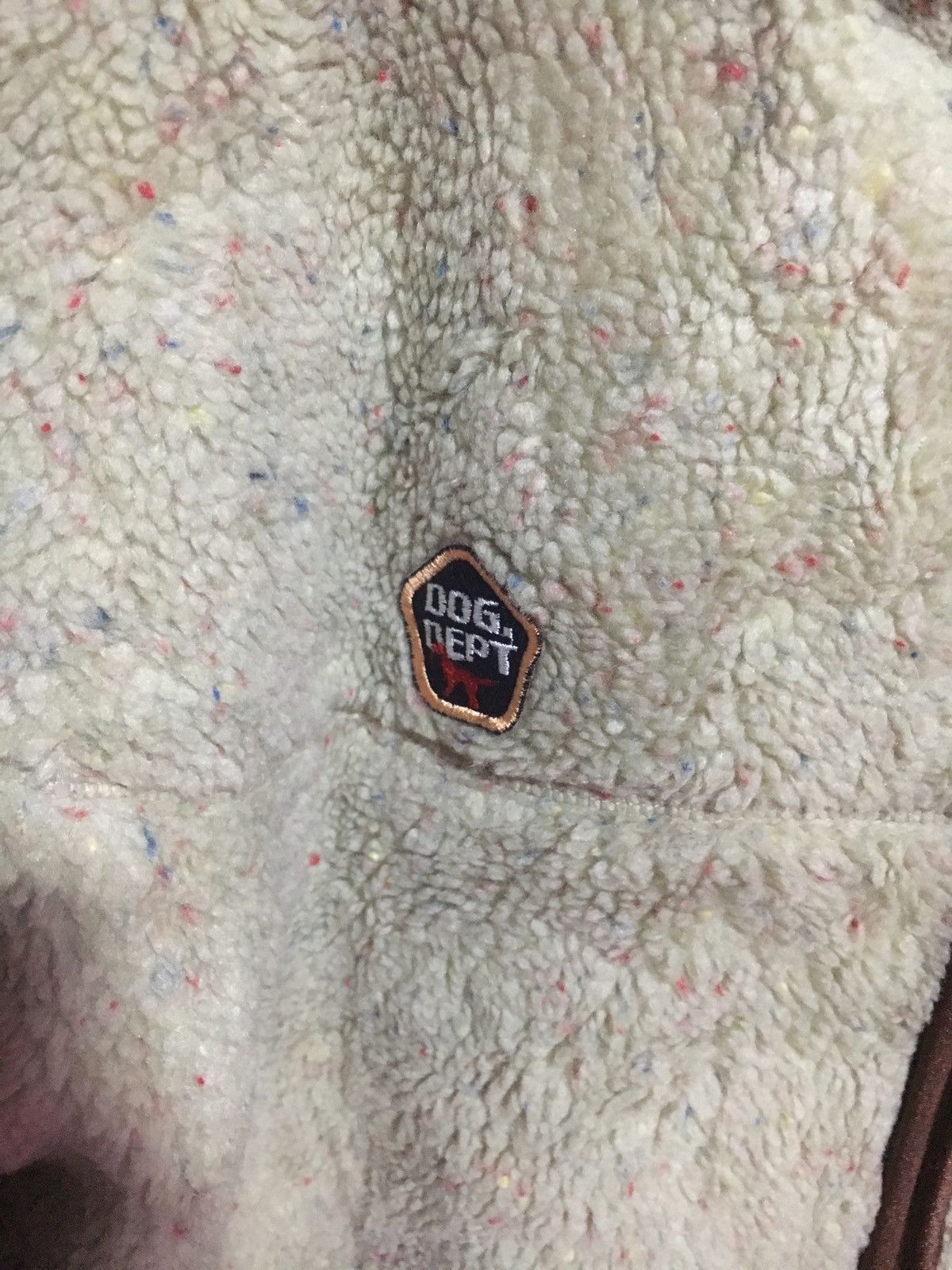 Japanese Brand DOG DEPT CREAM SIZE XL FLEECE JACKET JAPAN Size US XL / EU 56 / 4 - 4 Thumbnail