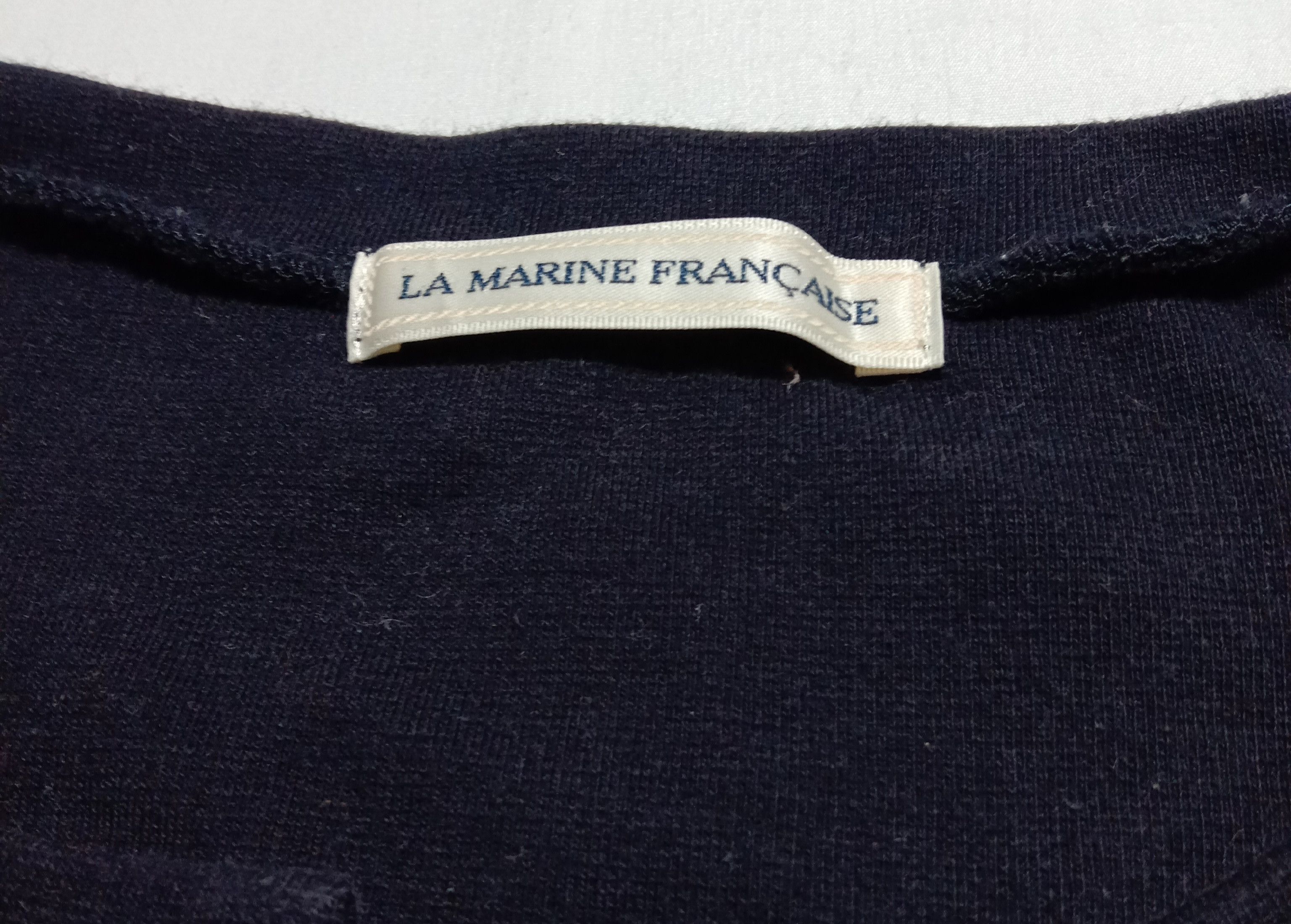 Japanese Brand La marine Francaise Long Sleeve Blue Tee Size S / US 4 / IT 40 - 3 Thumbnail
