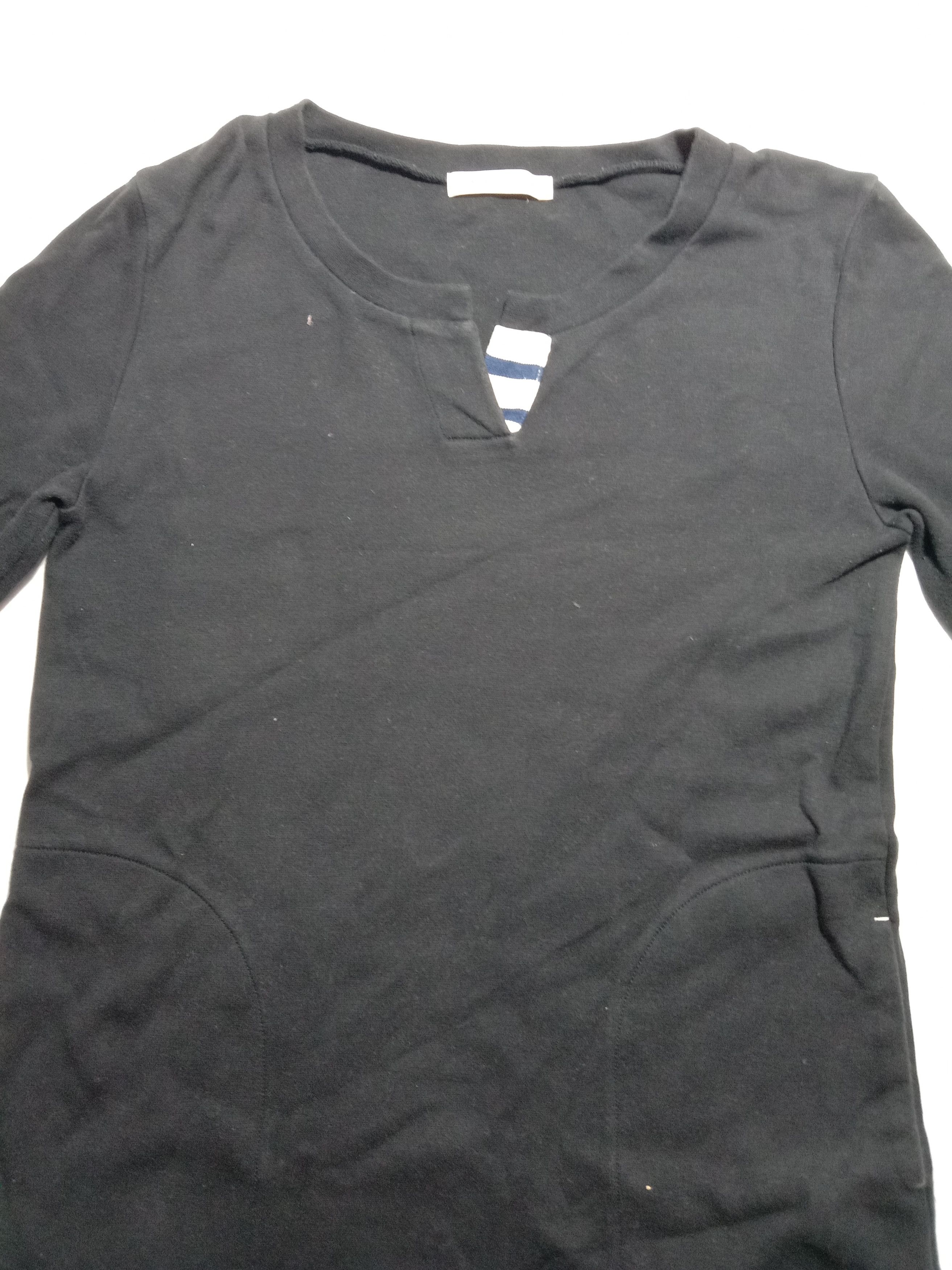 Japanese Brand La marine Francaise Long Sleeve Blue Tee Size S / US 4 / IT 40 - 2 Thumbnail