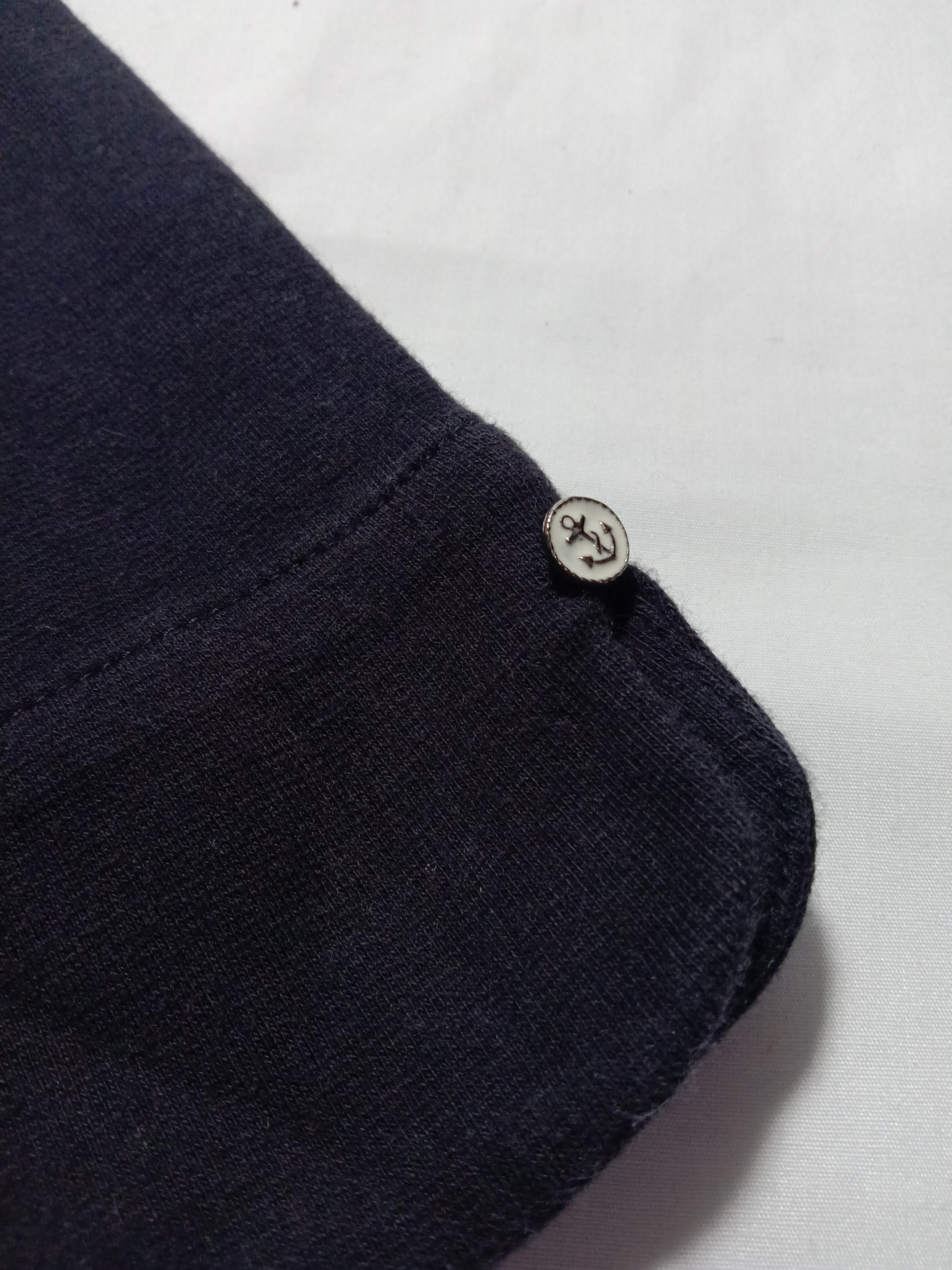 Japanese Brand La marine Francaise Long Sleeve Blue Tee Size S / US 4 / IT 40 - 4 Thumbnail