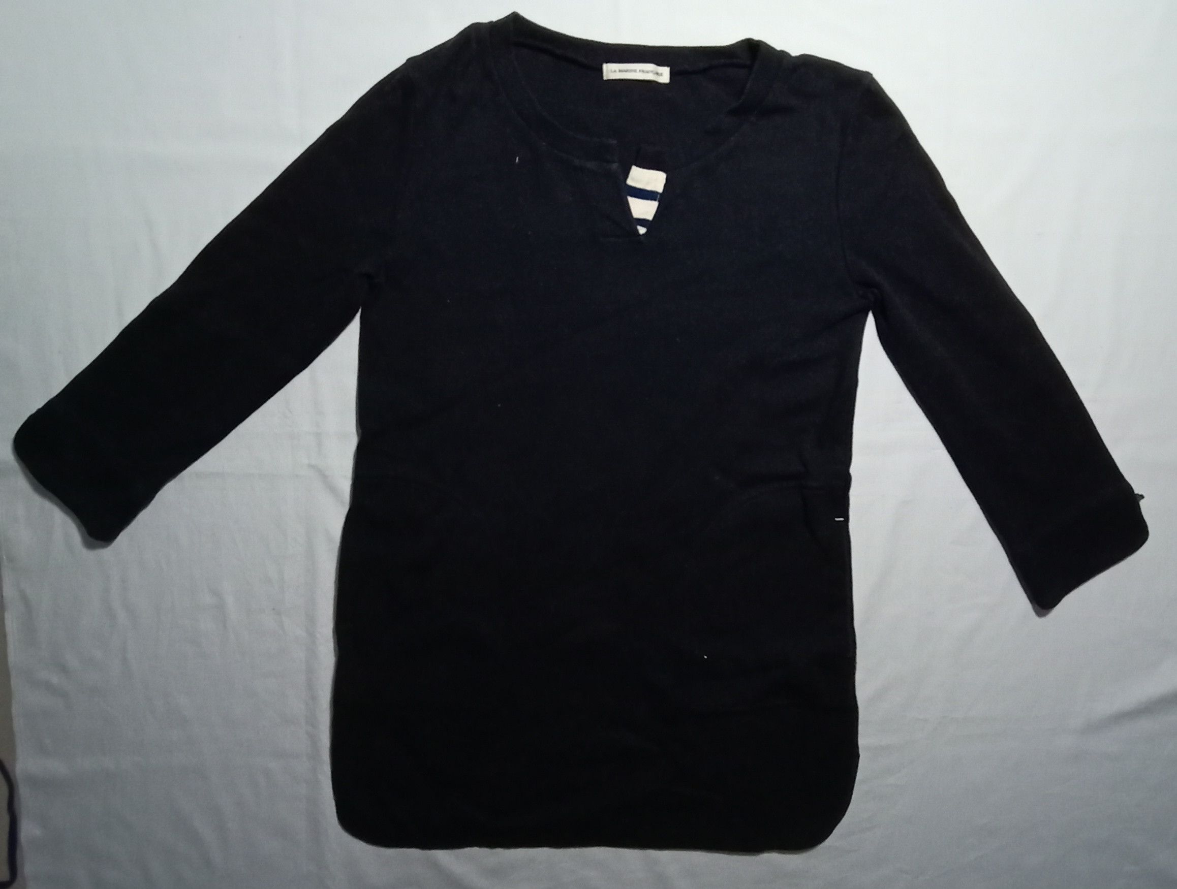 Japanese Brand La marine Francaise Long Sleeve Blue Tee Size S / US 4 / IT 40 - 1 Thumbnail